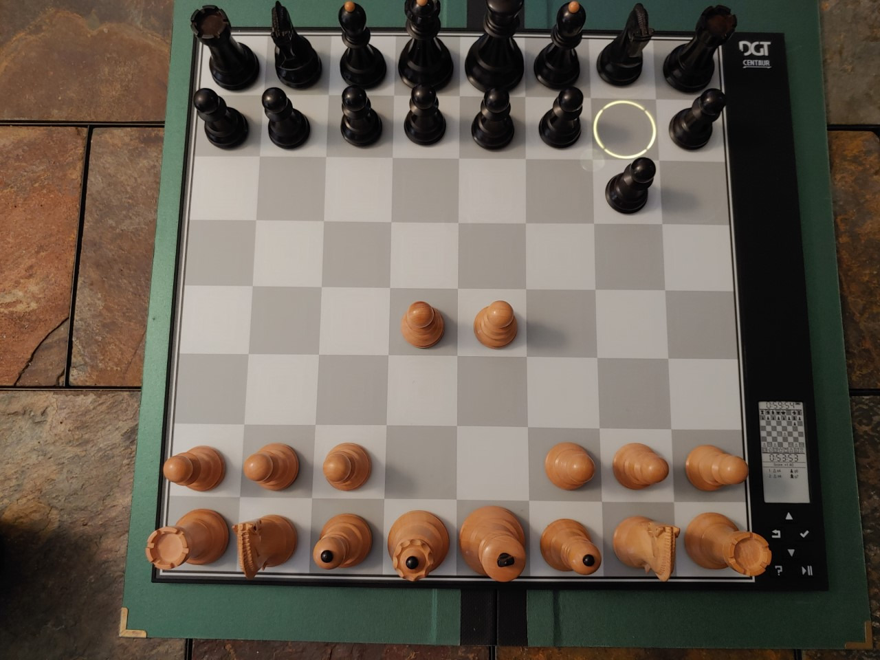Dgt Centaur 40 x 40cm Chess Computer | LED move indicators, weighted pieces, e-paper display, rechargeable power customer photo 1
