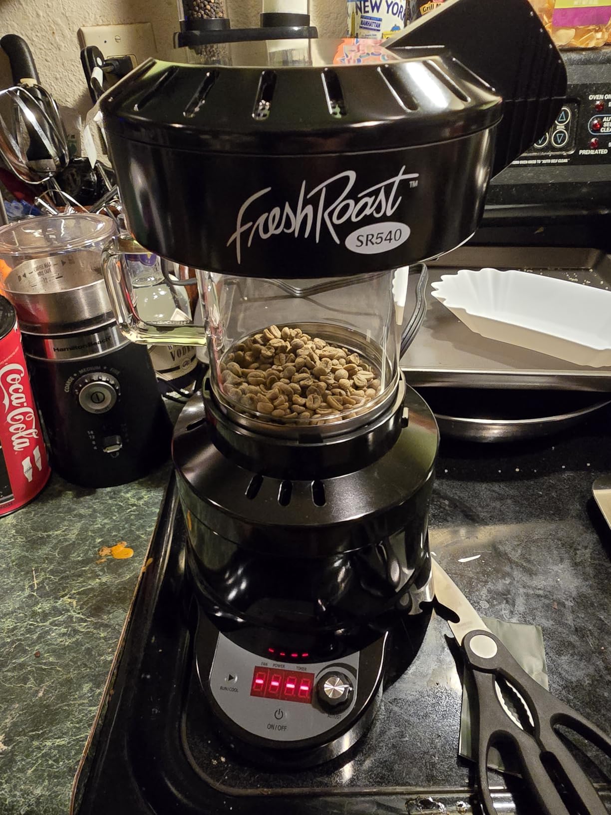 SR540 Automatic Coffee Bean Roaster | Roast Coffee At Home | Variable Heat Settings | Convection Fan Control | Digital Status Display | Speed Roasting System | The Freshest Roast On Earth customer photo 1