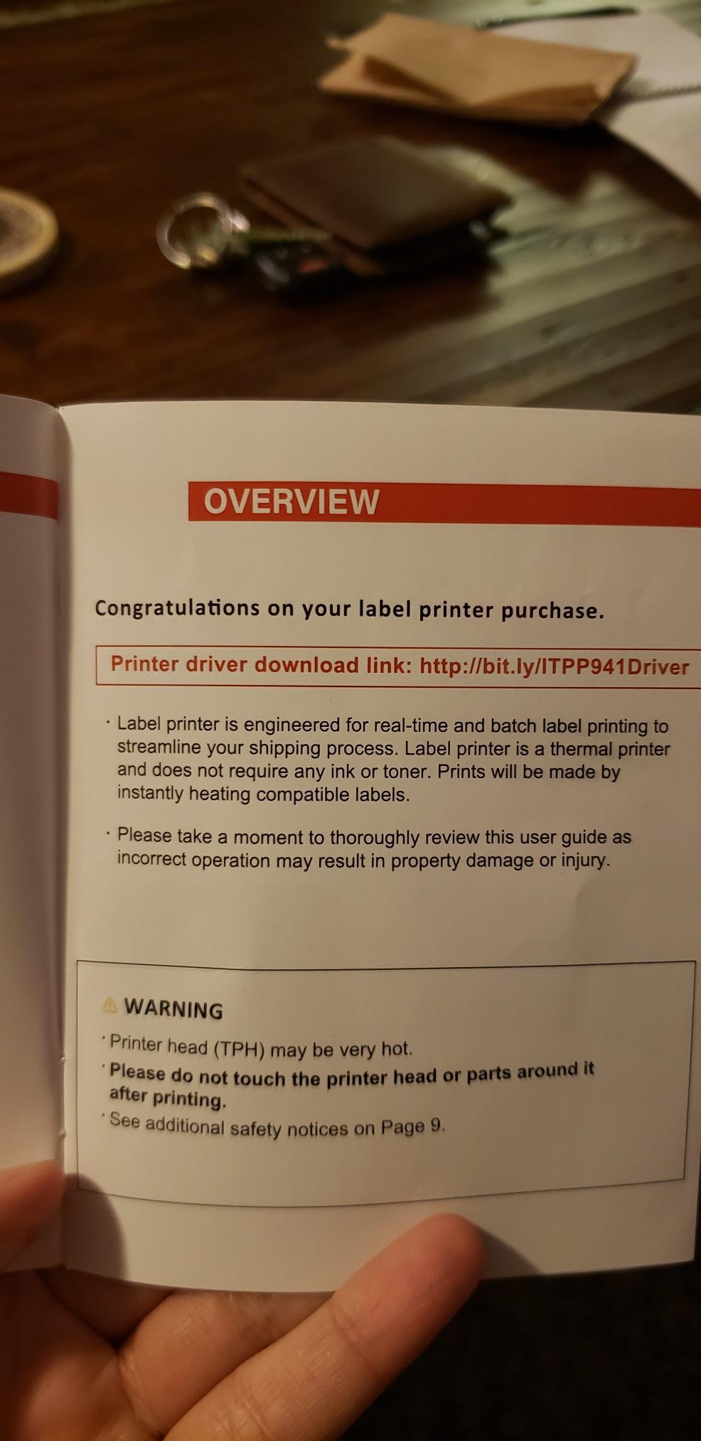 MUNBYN RealWriter 941 Bluetooth USB 4x6 Shipping Thermal Label Printer | USB & Bluetooth, Compatible with macOS & Windows, Supports Amazon Shopify USPS, Small Business & Home Use White customer photo 2