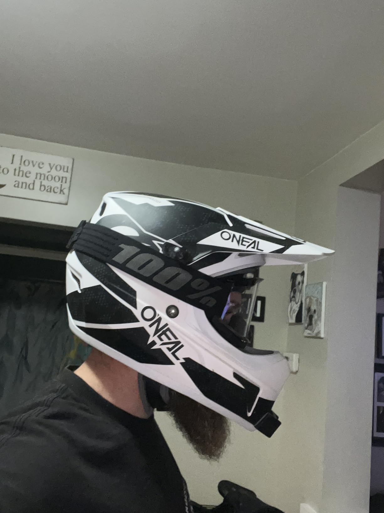 O'Neal Sonus Deft Mountain Bike Helmet Olive/Orange, Large customer photo 2