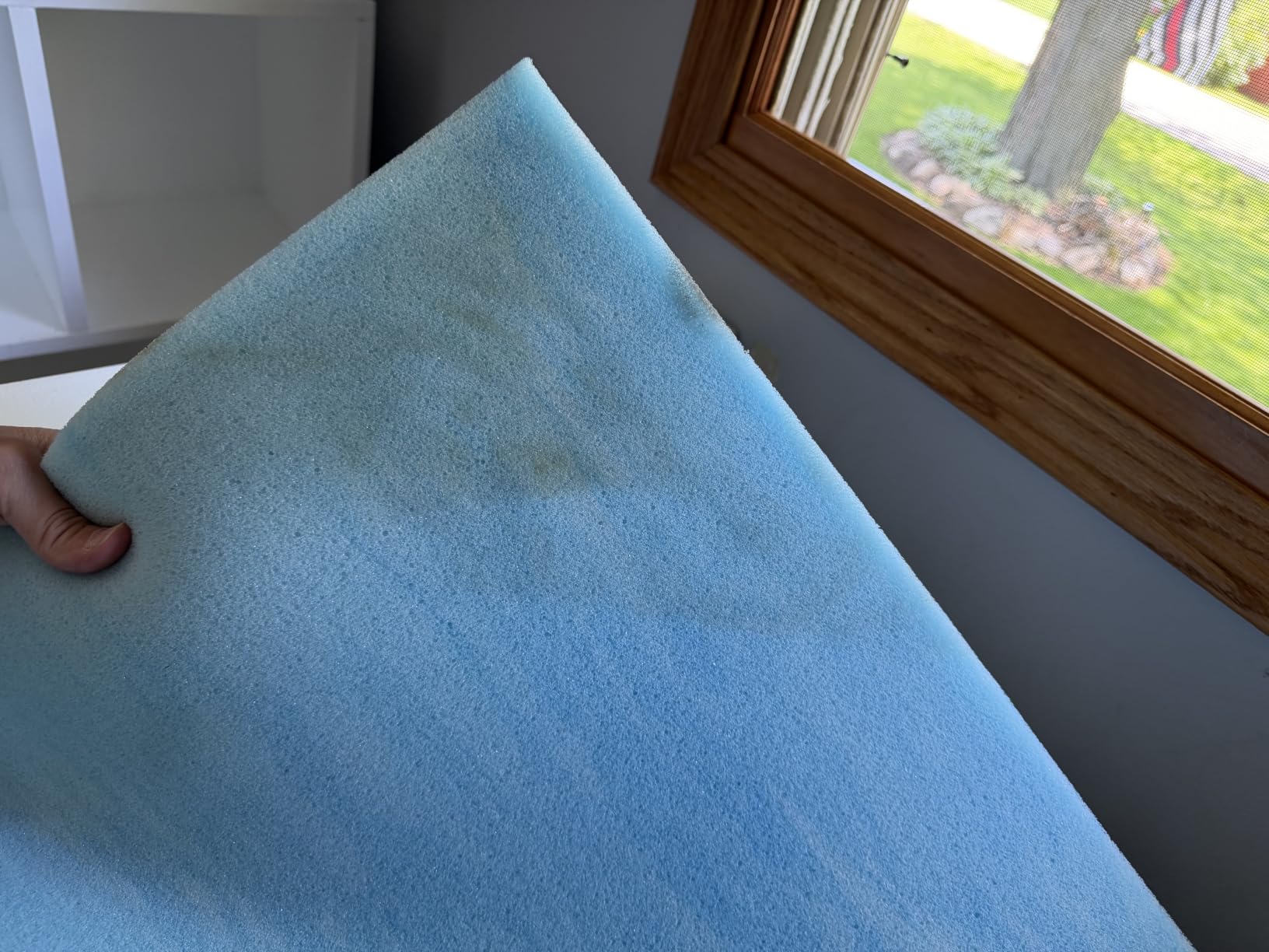 Sure2Sleep Gel Swirl Memory Foam Mattress Topper - 3 Inch, Pressure Relieving, Cooling Comfort - Made in the USA & CertiPUR-US Certified - Softens Firm Beds and Extends Mattress Life - Queen Size customer photo 1