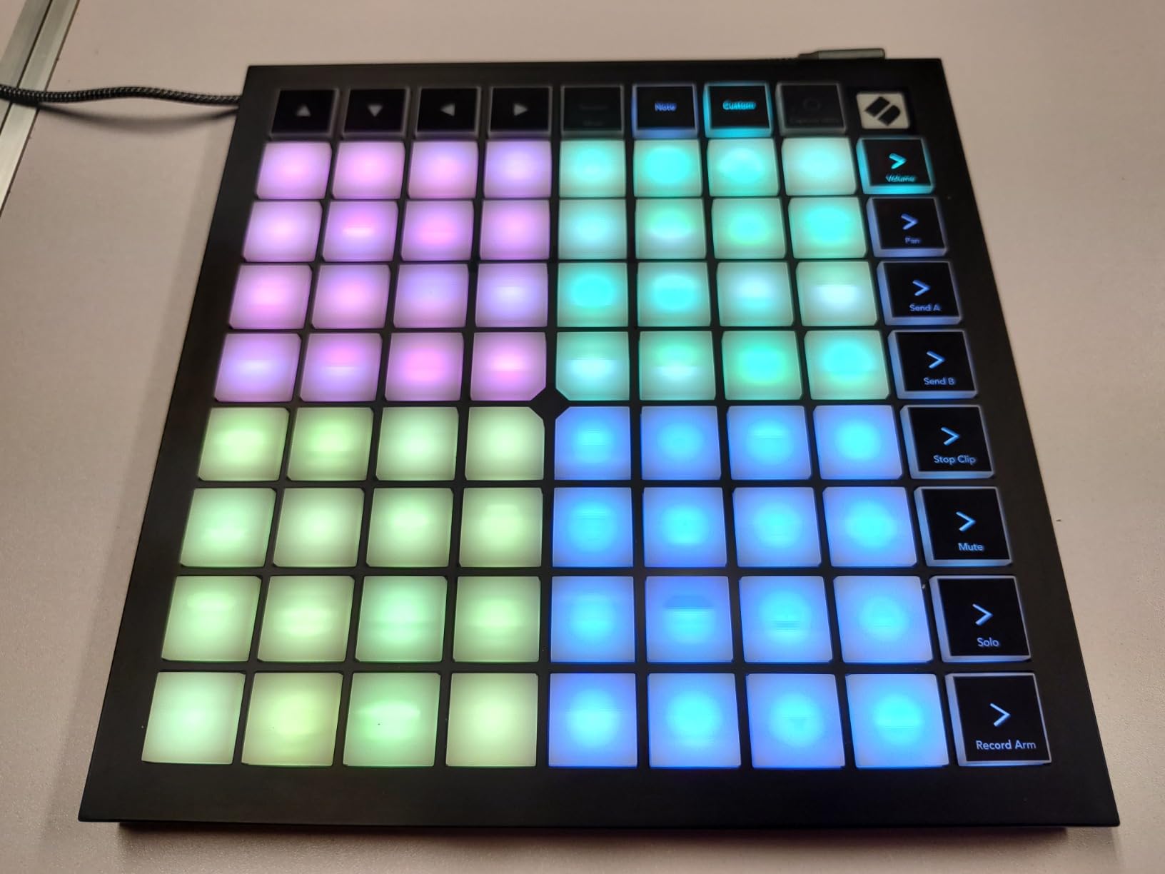 Novation Launchpad X MIDI USB Grid Controller | USB, 64 RGB Velocity-Sensitive Pads, Mixer Controls, Note and Scale Modes, 4 Custom Modes, Ableton Live Lite customer photo 1