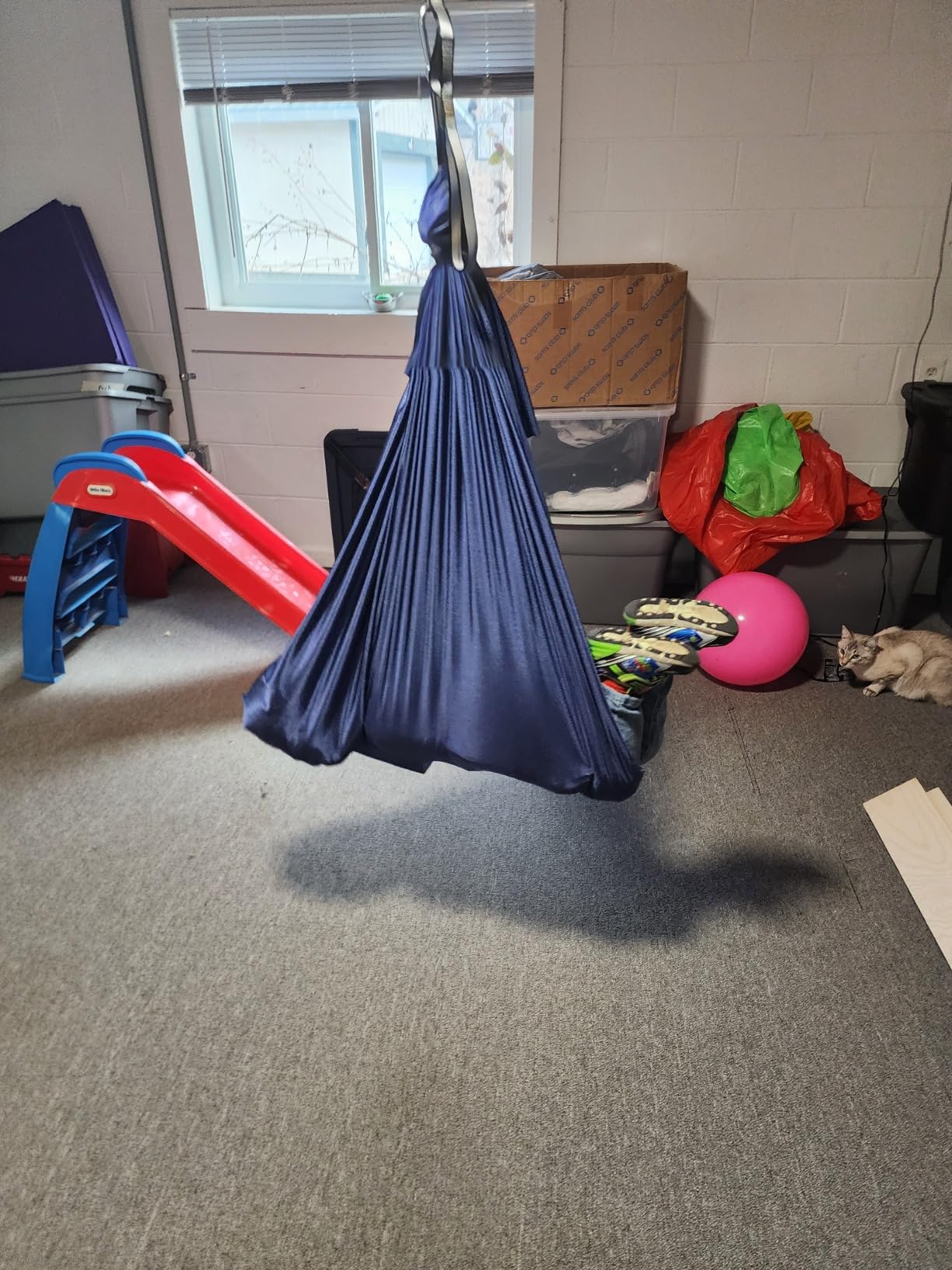 Aokitec Sensory Swing for Kids & Adult, Indoor Outdoor Cuddle Hammock Chair customer photo 1