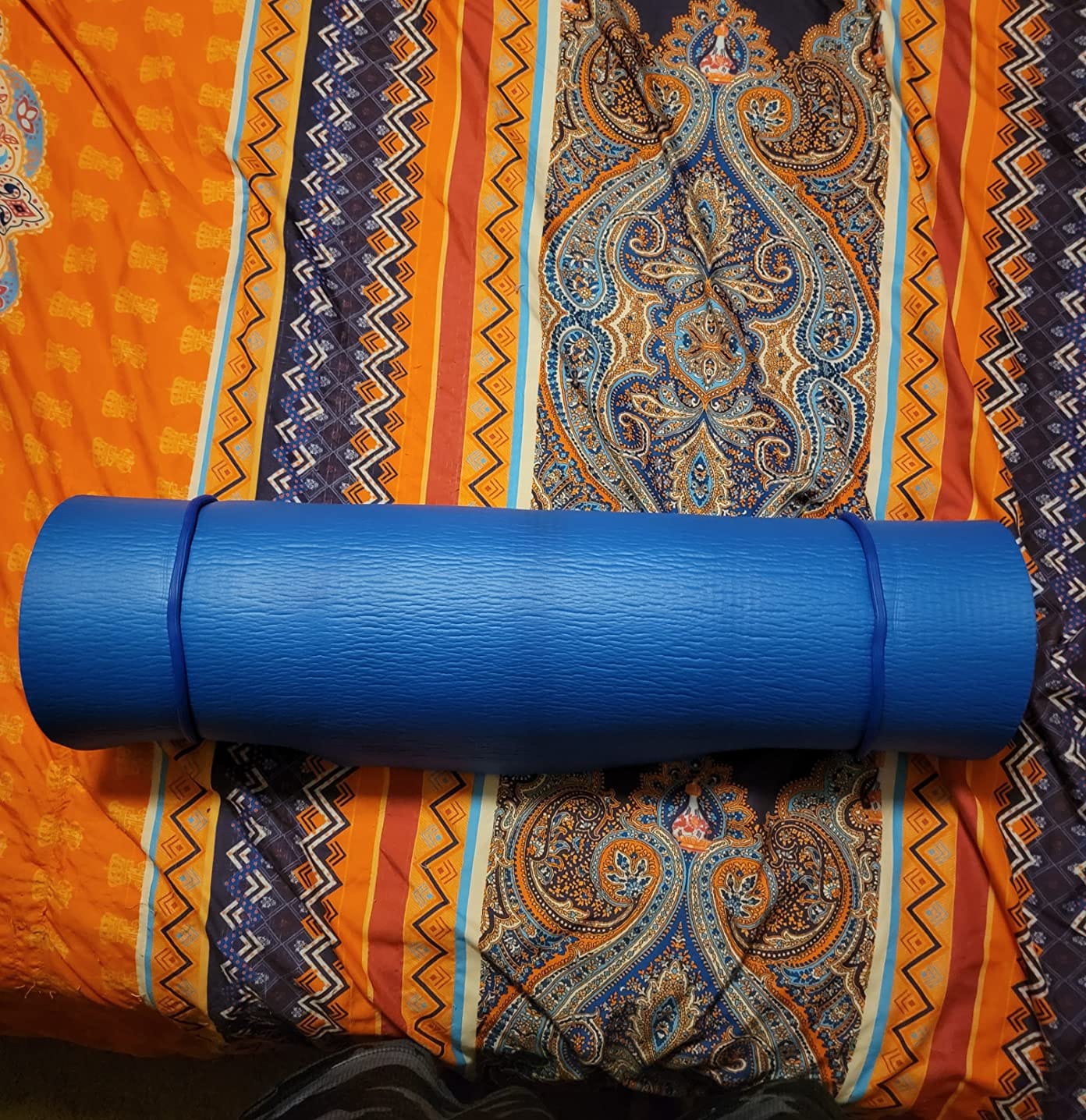 Foam Sleeping Pad for Camping - 1.25-Inch-Thick Waterproof Sleep Pad with Carry Straps for Cots, Tents, or Sleepovers by Wakeman Outdoors customer photo 1