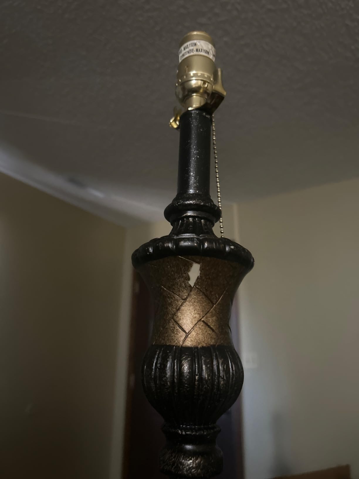 Brightech Sophia LED Floor Lamp, Tall Mid-Century Modern Lamp with Bell Shape Fabric Shade, Great for Bedroom & Living Room Decor - Bronze customer photo 2
