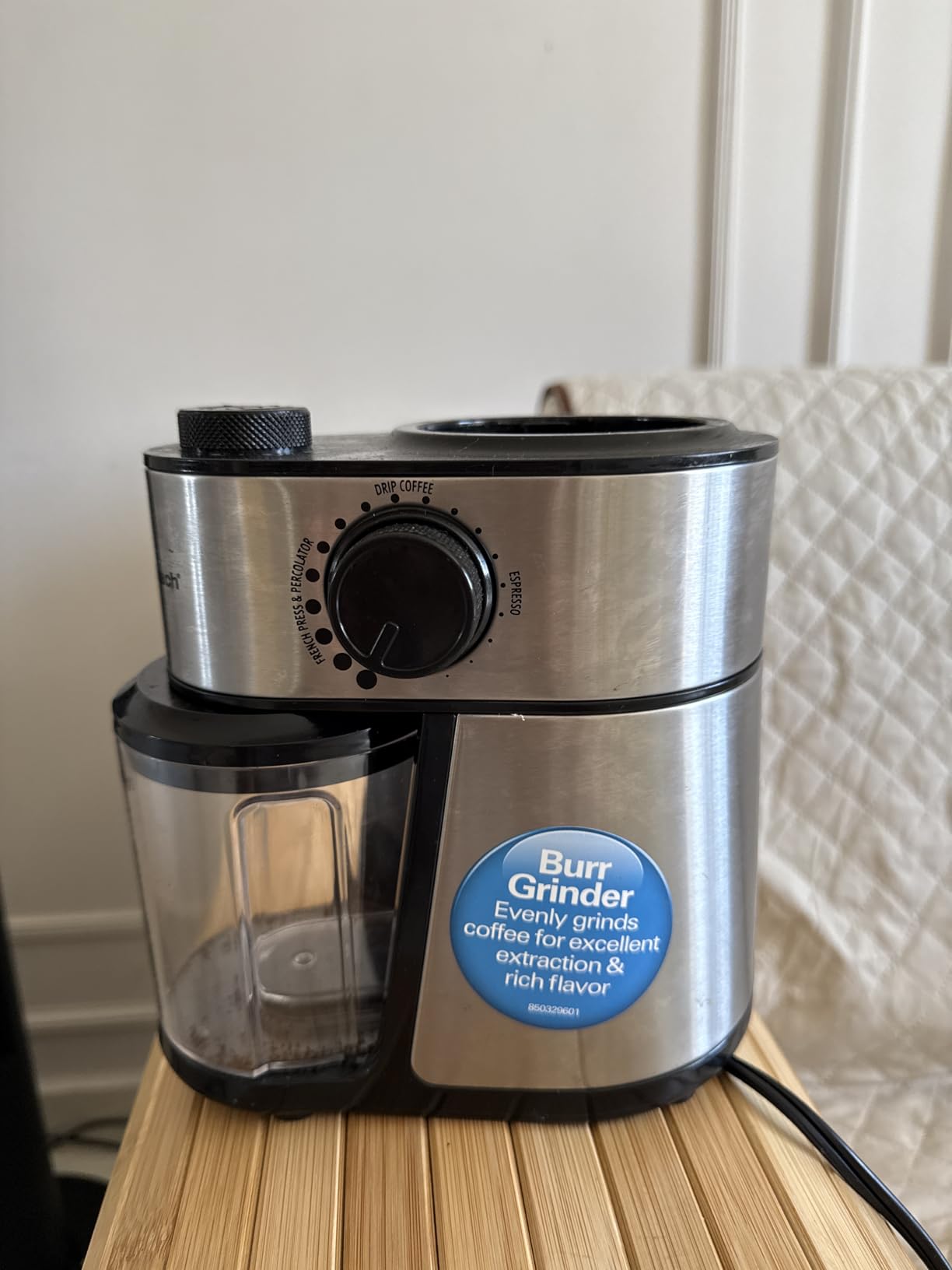 Hamilton Beach Electric Burr Coffee Grinder with Large 16 oz. Hopper customer photo 1
