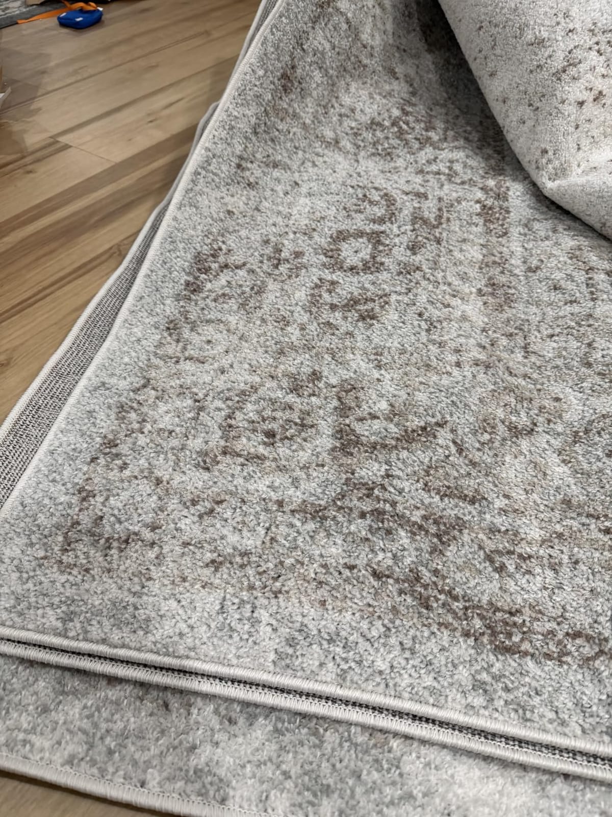 SAFAVIEH Area Rug 9x12 - Evoke Collection - Large - Ivory & Taupe | 3/8