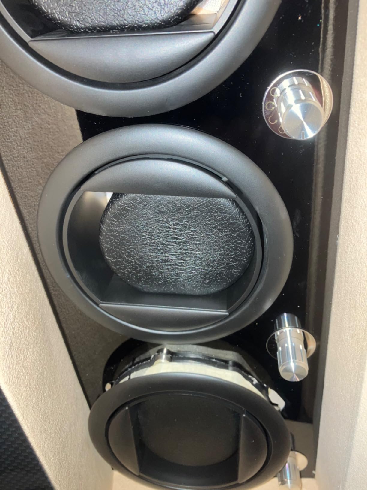Watch Winder and Storage Box for Winding 3 Automatic Watches and 12 Watch Storage Space customer photo 2
