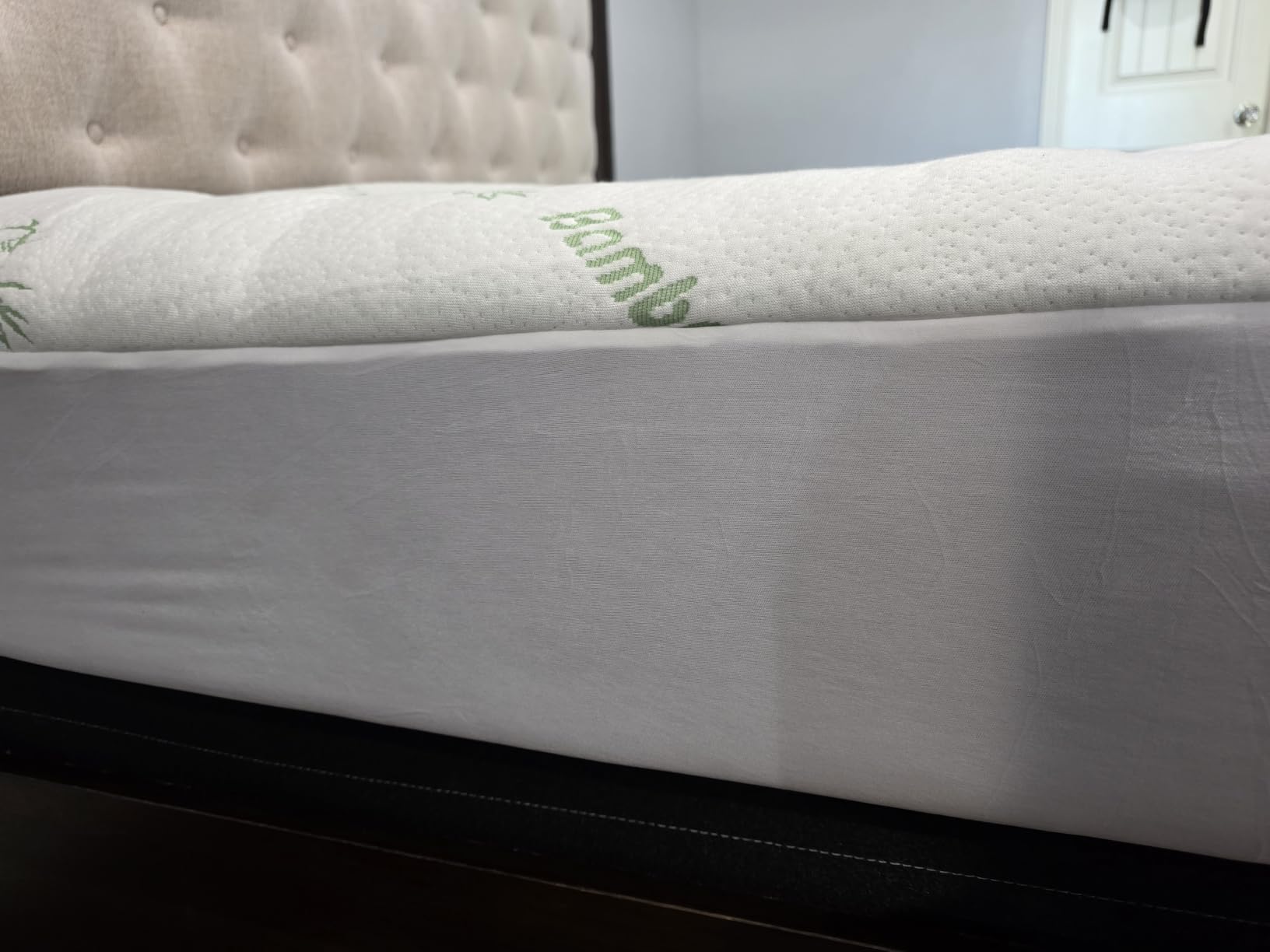 Niagara Sleep Solution Twin XL Ultra Soft Mattress Topper - Rayon Derived from Bamboo, 20