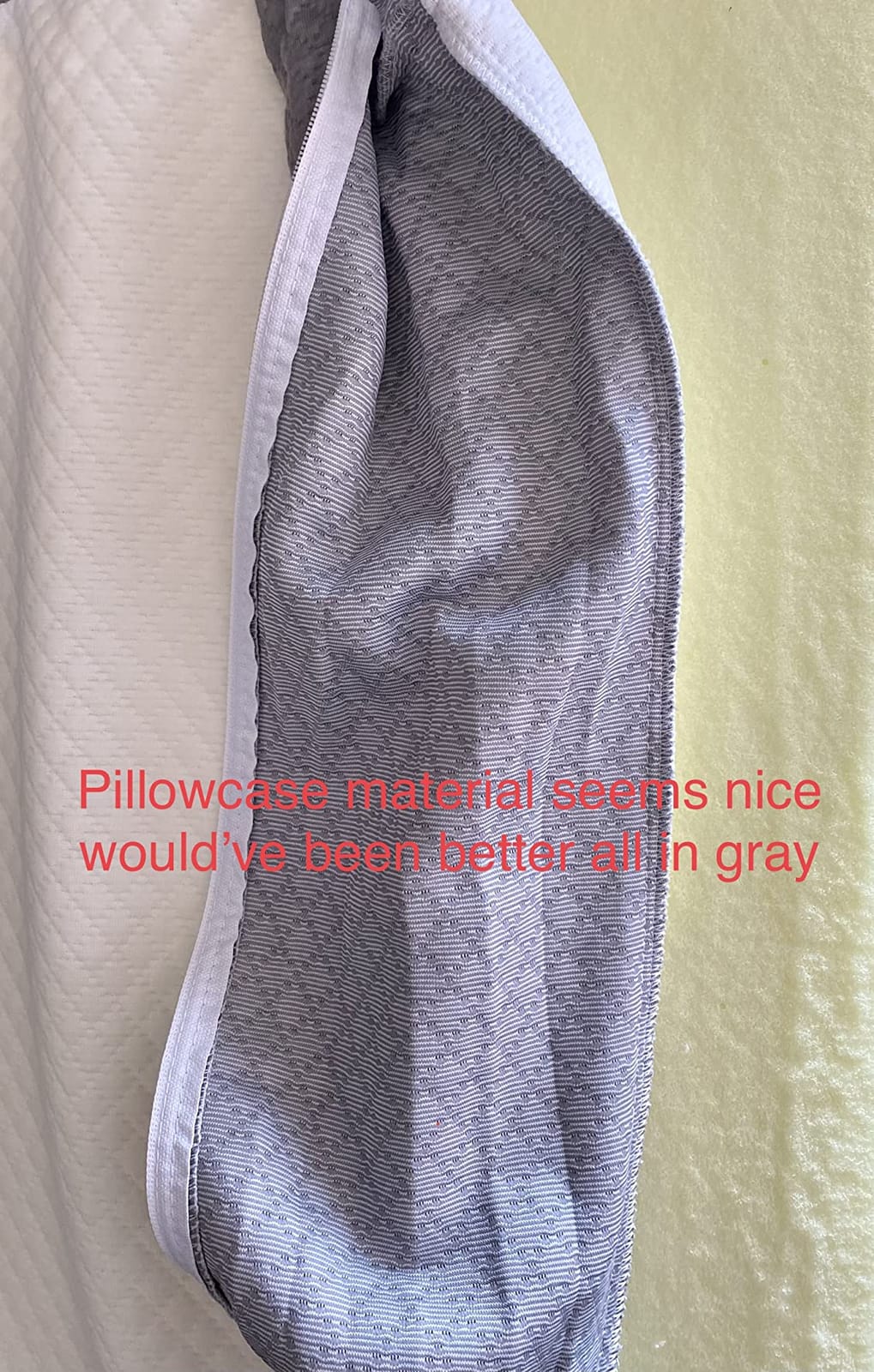 Kolbs Extra Wide Bed Wedge Pillow | Super Large, Memory Foam Top and Jacquard Cover | for Sleeping Acid Reflux GERD (7.5 Inch Height (31 x 33 x 7.5)) customer photo 2