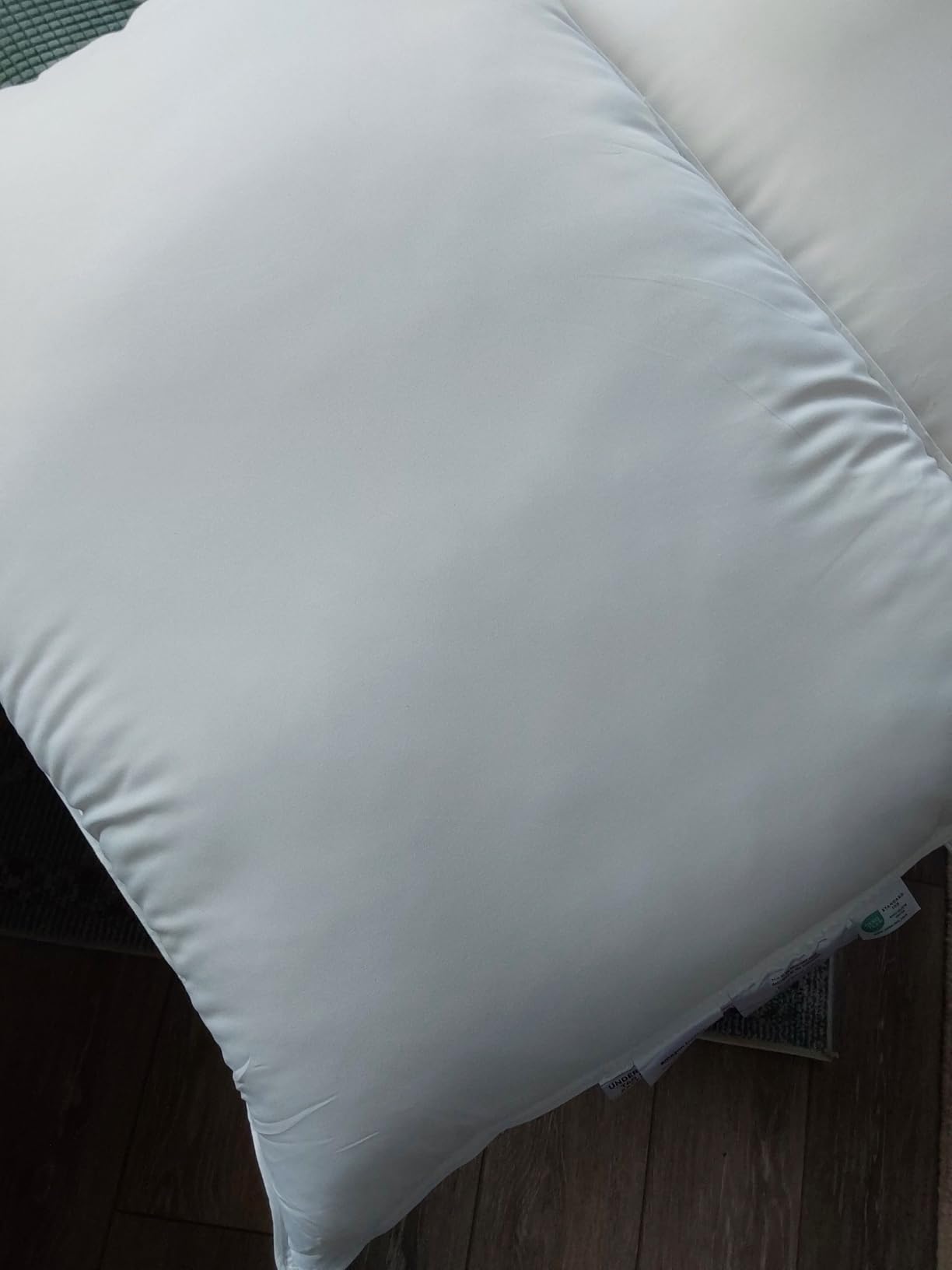 Amazon Basics Down Alternative Pillow for Side and Back Sleepers, Medium Density, Standard Size, 26