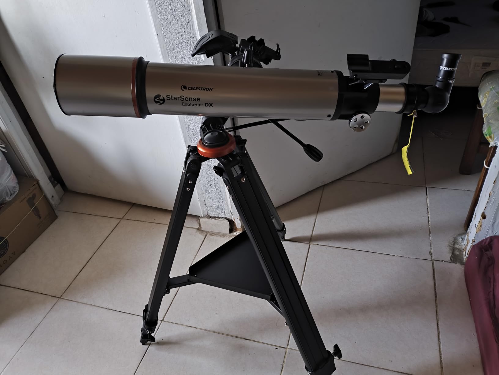 Celestron StarSense Explorer DX 102AZ App-Enabled Refractor Telescope | Smartphone-Guided Navigation, Premium Refractor Telescope with Manual Mount, Moon & Planet Viewing, Great for Beginners customer photo 1