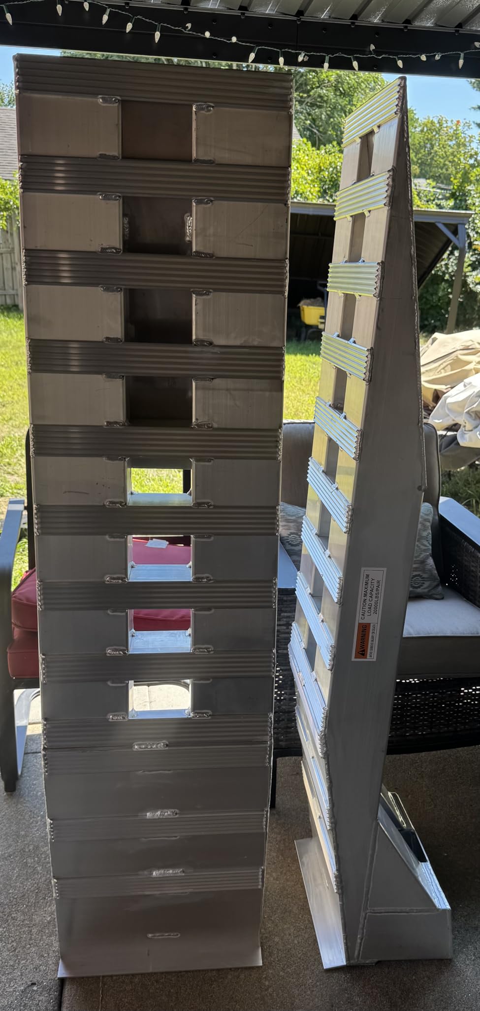 Titan Ramps Aluminum Semi-Truck Service Ramps, 20,000 lb GVW, 9 in Lift customer photo 2