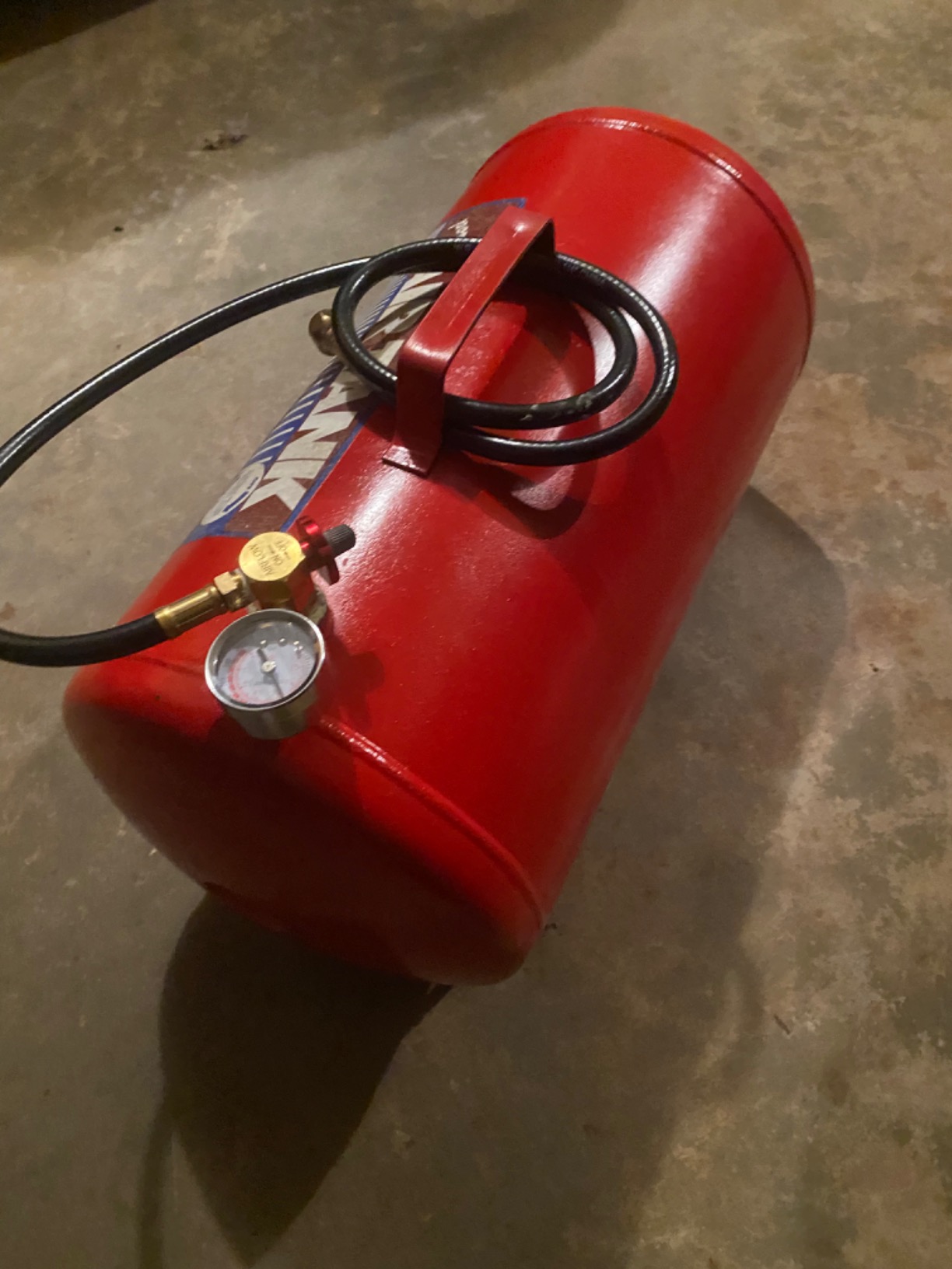 Hromee Air Tank Repair Kit w/Safety Valve, Pressure Gauge and 4 Feet Air Tank Hose Assembly kit for Portable Carry Tank customer photo 2