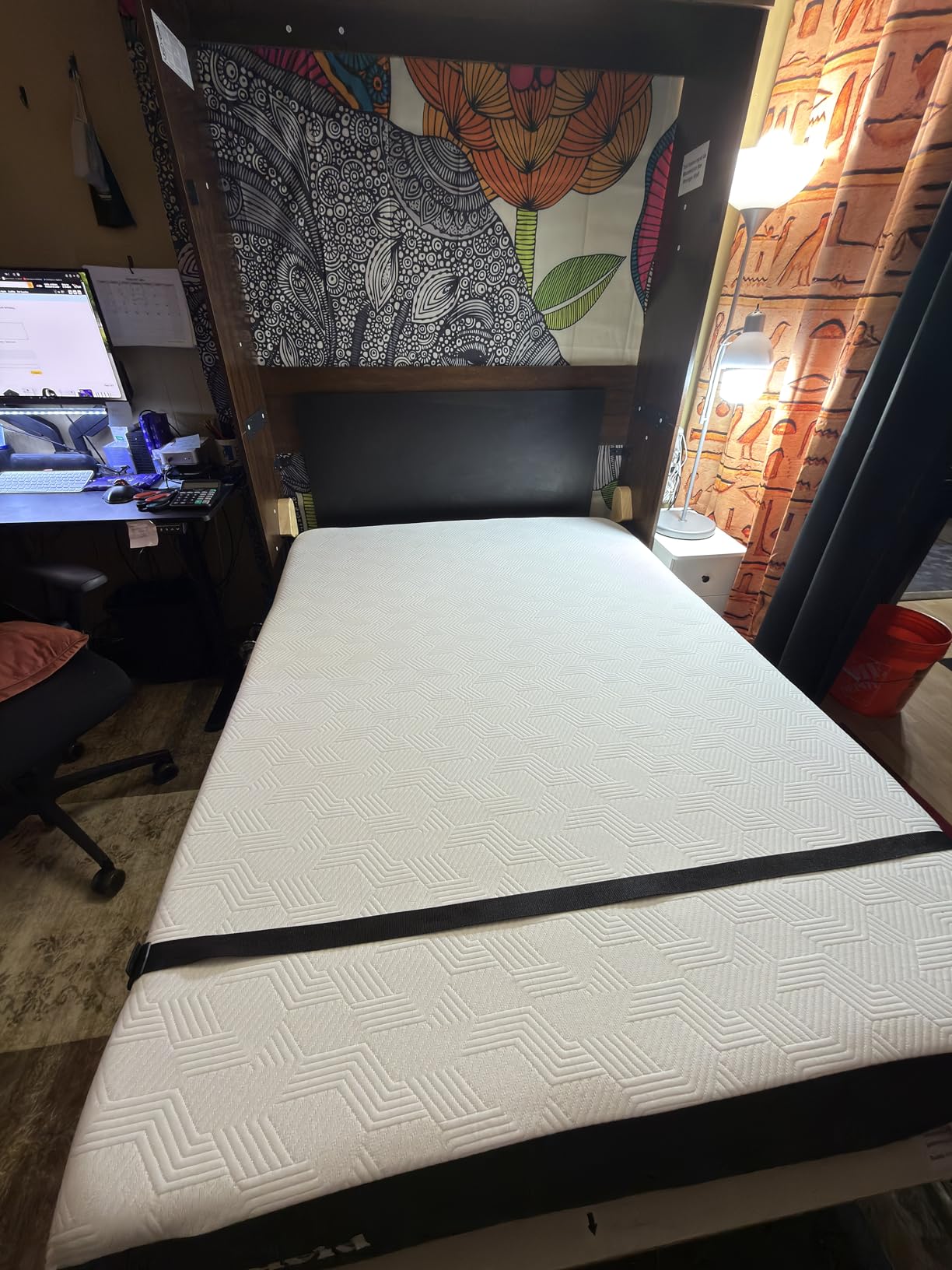 Lucid 14 Inch Plush Gel Memory Foam Mattress - Bamboo Charcoal & Cooling Gel - Fiberglass Free - Bed in a Box - CertiPUR-US Certified - Queen Size customer photo 2