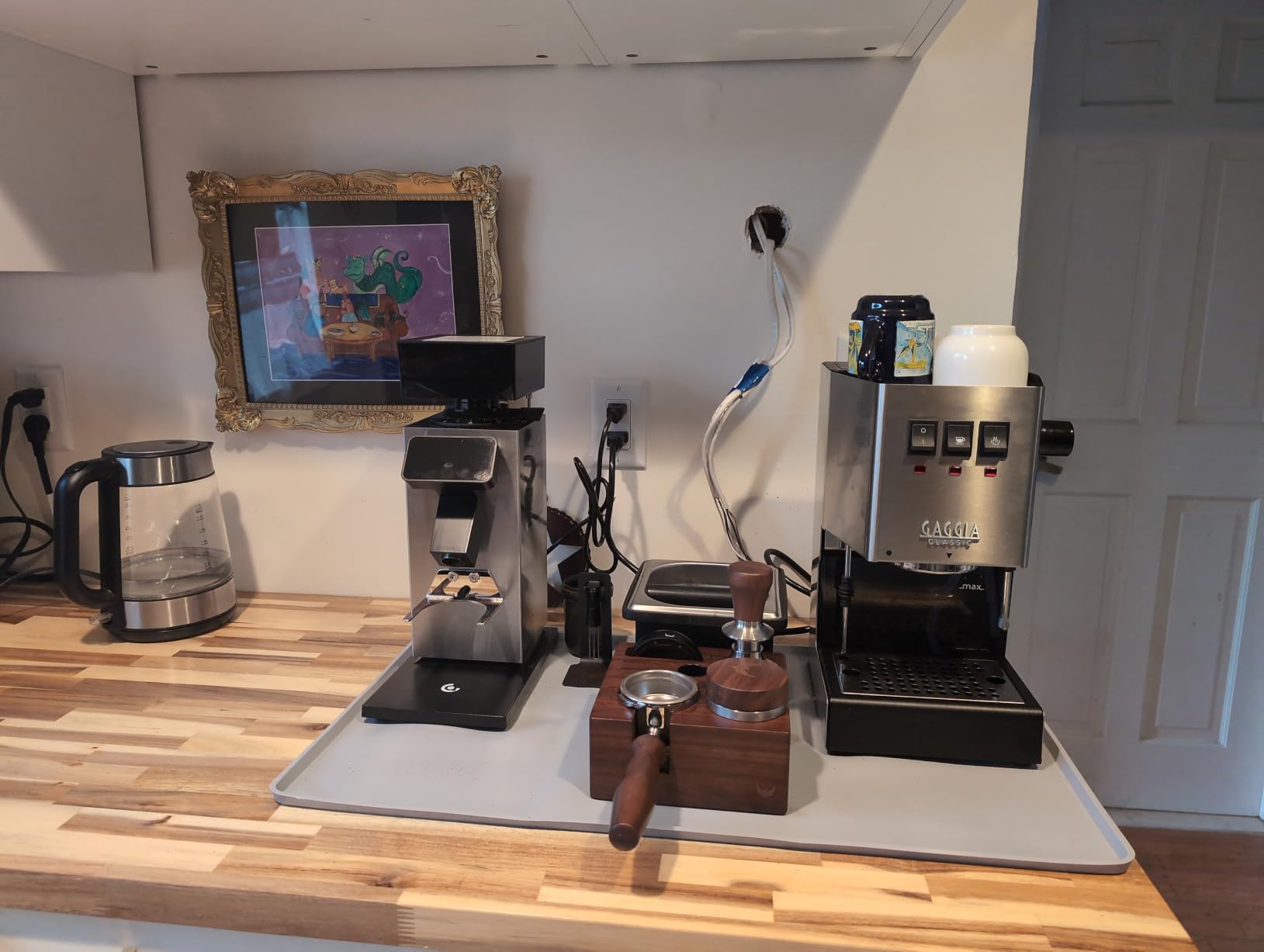 Gaggia RI9380/51 Classic Evo Pro Espresso Machine, Industrial Grey, Small customer photo 2