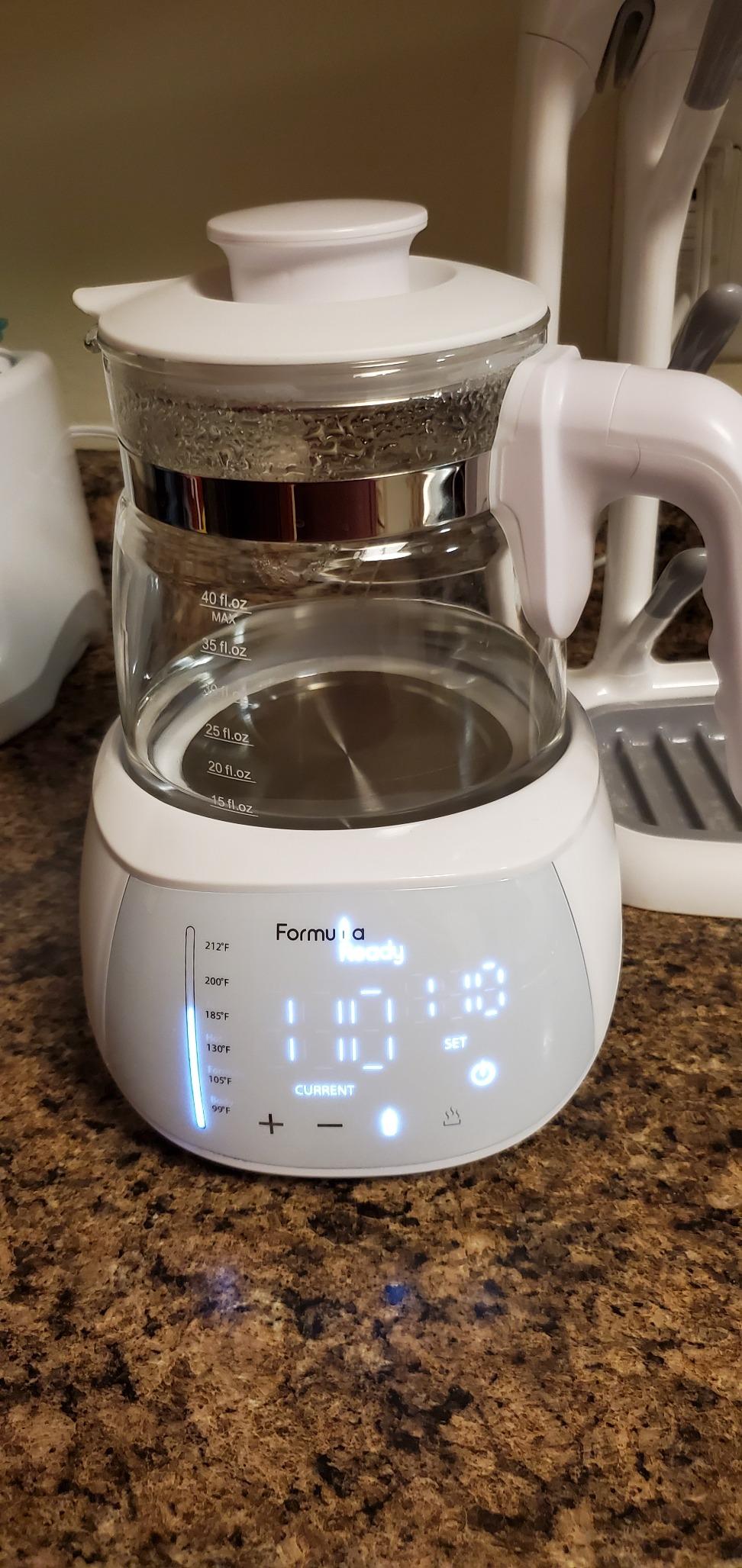 Temperature Control Water Kettle, Instant Water Warmer for Baby Formula, Keep Warm 24/7 Water Dispenser Baby Bottle Maker Formula Machine Ideal for Night Feeding & Formula Prep, BPA Free customer photo 2