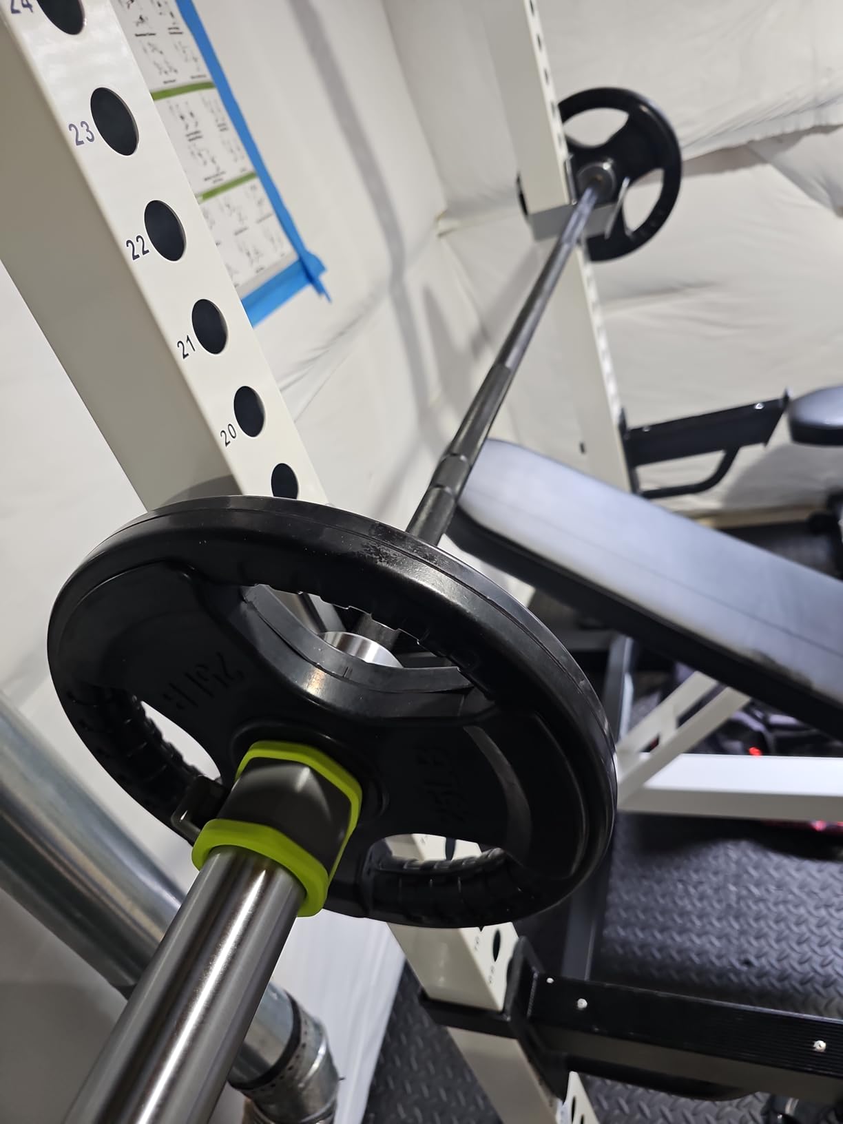 7FT Alloy Steel Olympic Barbell, 1500LB 45LB customer photo 1