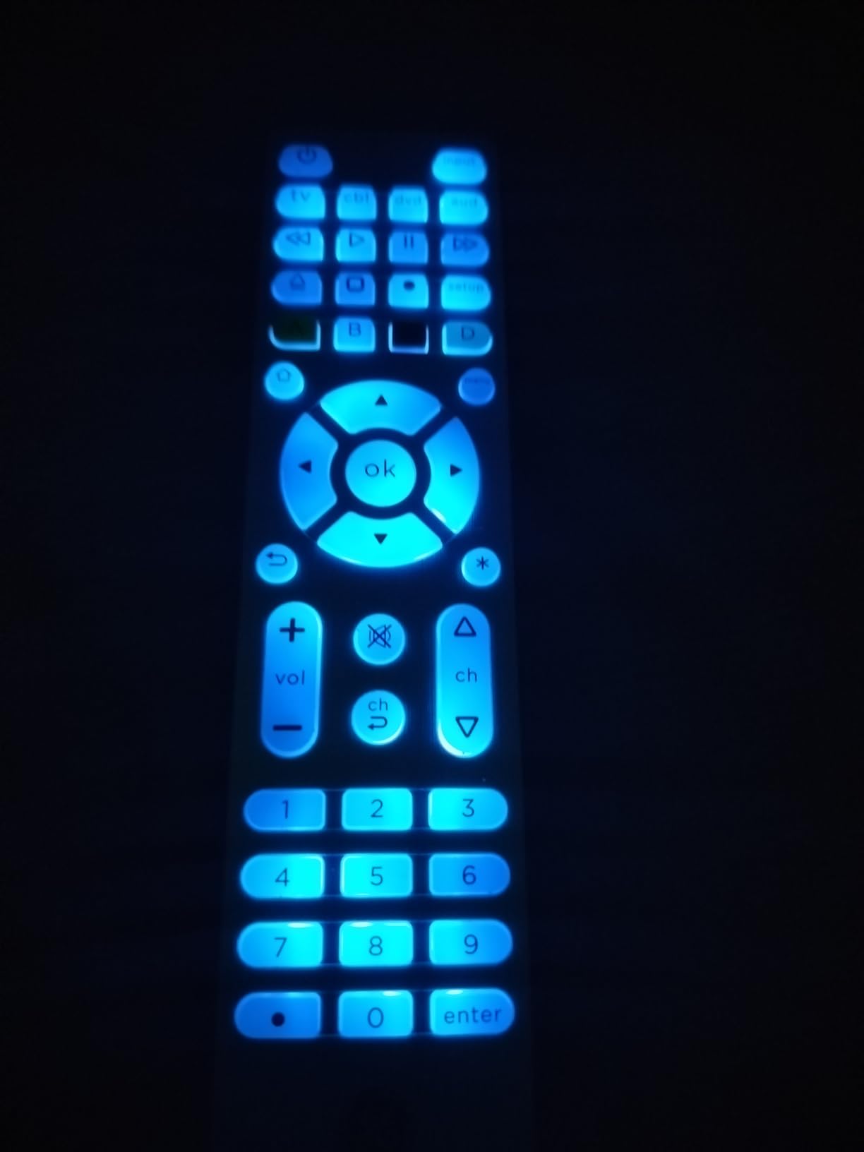 GE Backlit Buttons Universal Remote Control, Samsung TV Remote Control customer photo 1