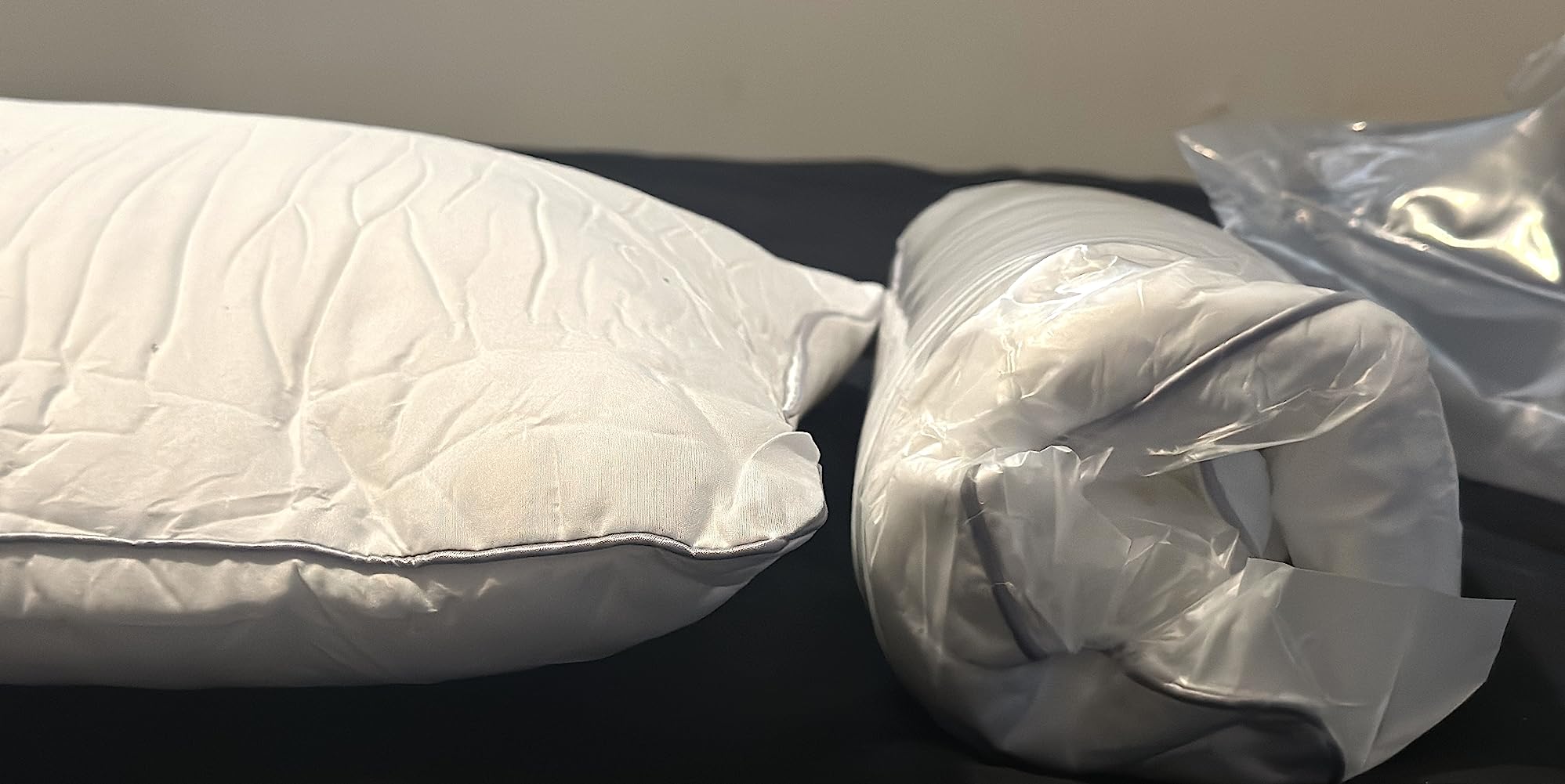 HIMOON Bed Pillows for Sleeping 2 Pack, Standard Size Cooling Pillows Set of 2, Top-end Microfiber Cover for Side Stomach Back Sleepers customer photo 1