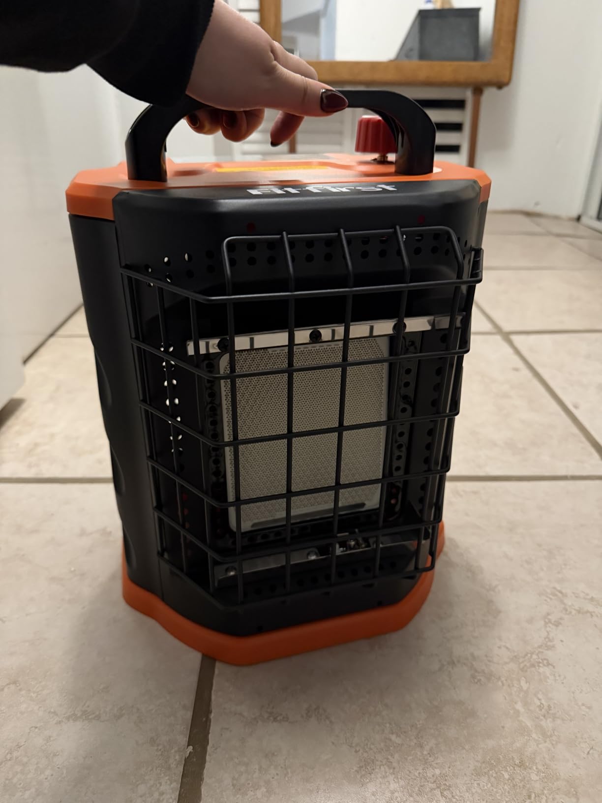 Space Heater, 1500W Electric Heaters Indoor Portable with Thermostat customer photo 1