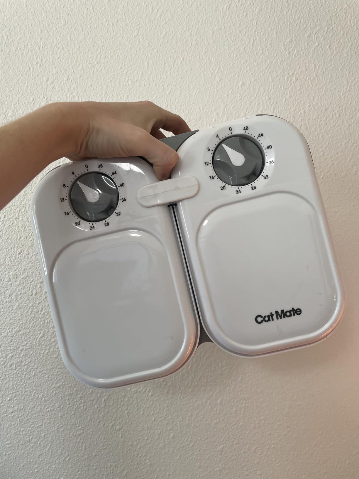 Cat Mate C200 Automatic 2 Meal Pet Feeder with Timer for Cats & Small Dogs customer photo 1