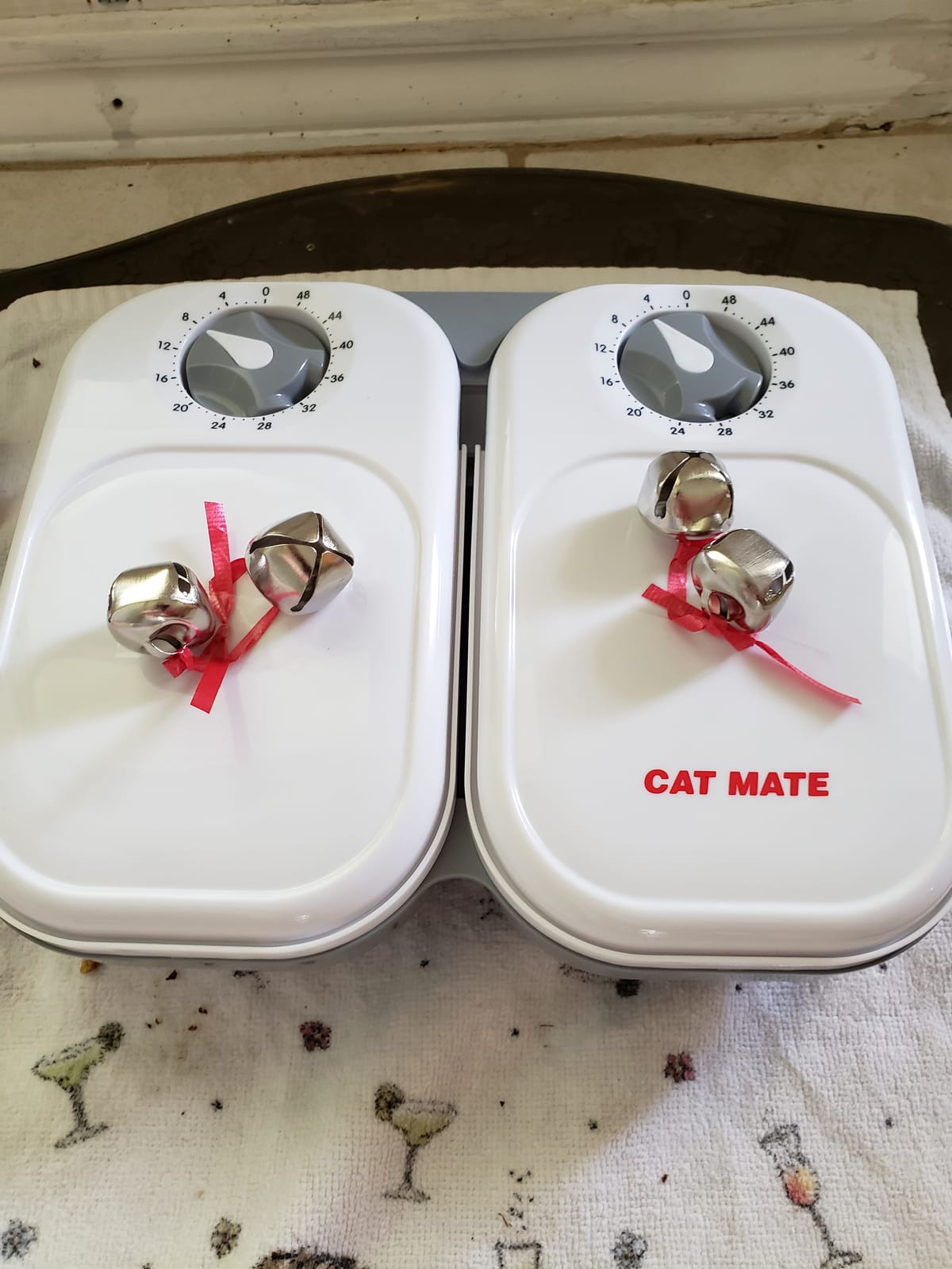 Cat Mate C200 Automatic 2 Meal Pet Feeder with Timer for Cats & Small Dogs customer photo 2