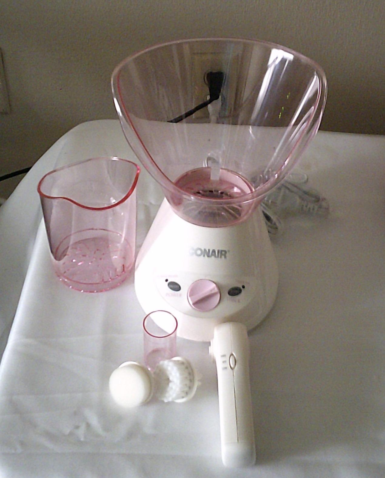 True Glow by Conair Gentle Mist Moisturizing Facial Steamer with Cleansing Brush customer photo 1