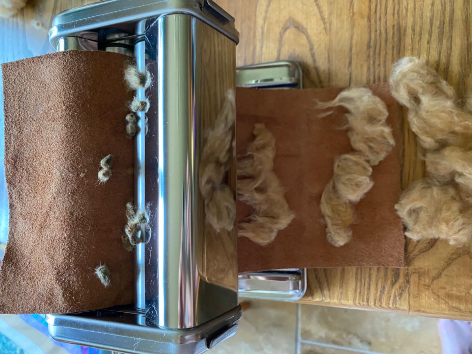 Manual Pasta Maker with Dryer - Multi-Pasta Stainless Steel Italian Flat Dough Machine with Adjustable Setting, Sharp Cutter, and Hand Crank - Fresh Homemade Noodles, Spaghetti, Lasagne | By VeoHome… customer photo 2