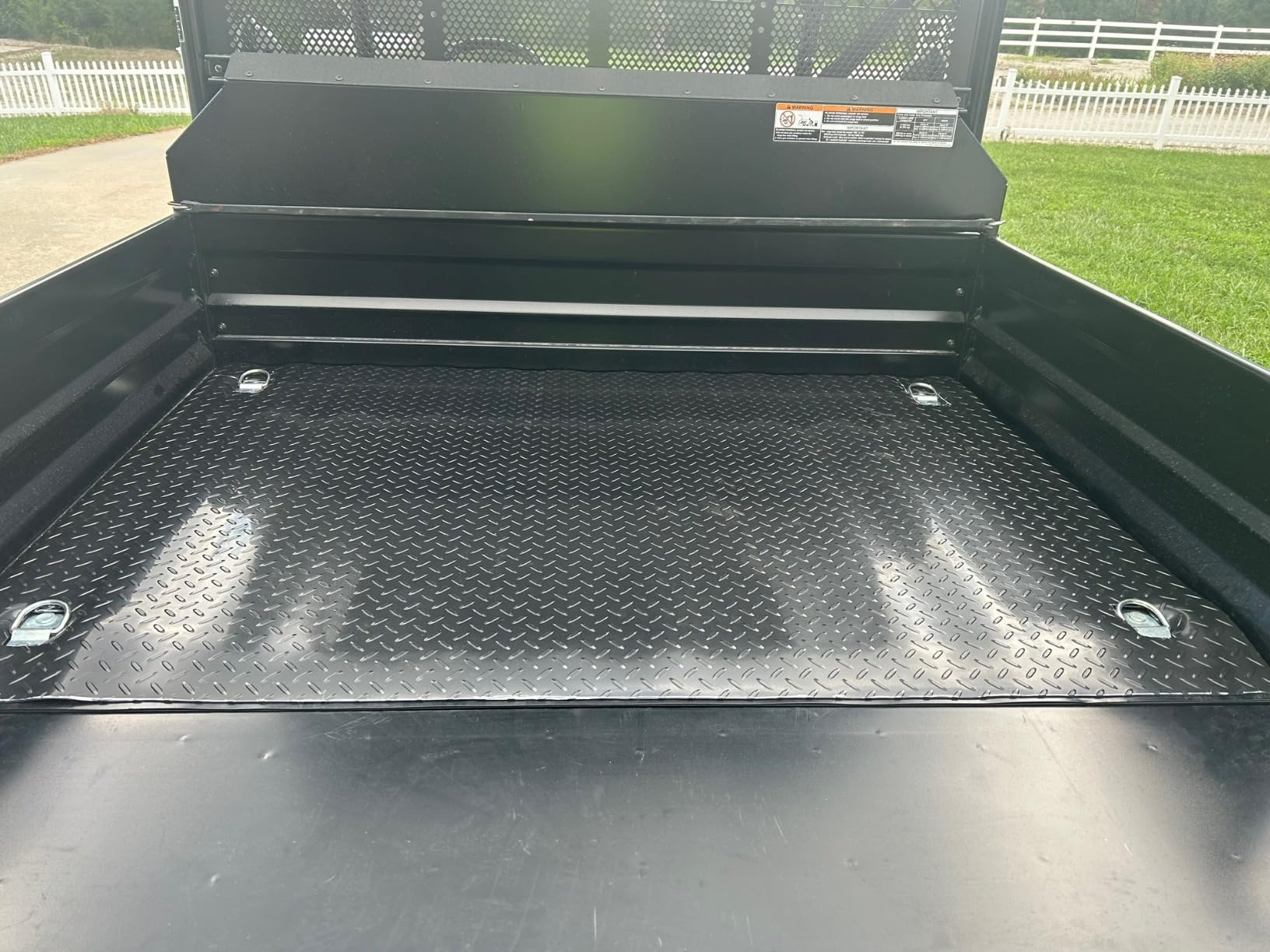 RESILIA Truck Bed Mat Liner - Universal Size, Durable Heavy-Duty All-Weather Protection for Your Truck, Cargo Van, or SUV, Pickup Accessories, Trim to Fit, Black, Thick 4 Foot x 6 Foot, Made in USA customer photo 2
