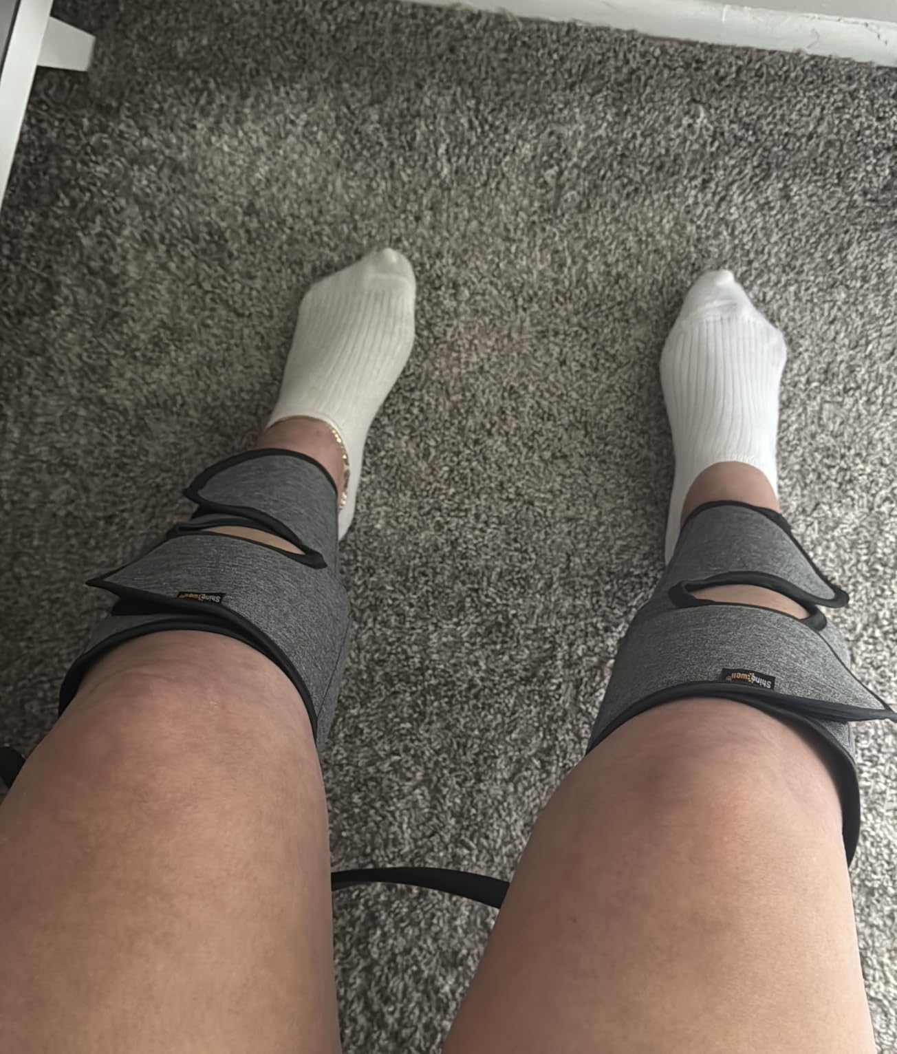 SHINE WELL Air Compression Leg Massager for Circulation and Pain Relief Fsa customer photo 2