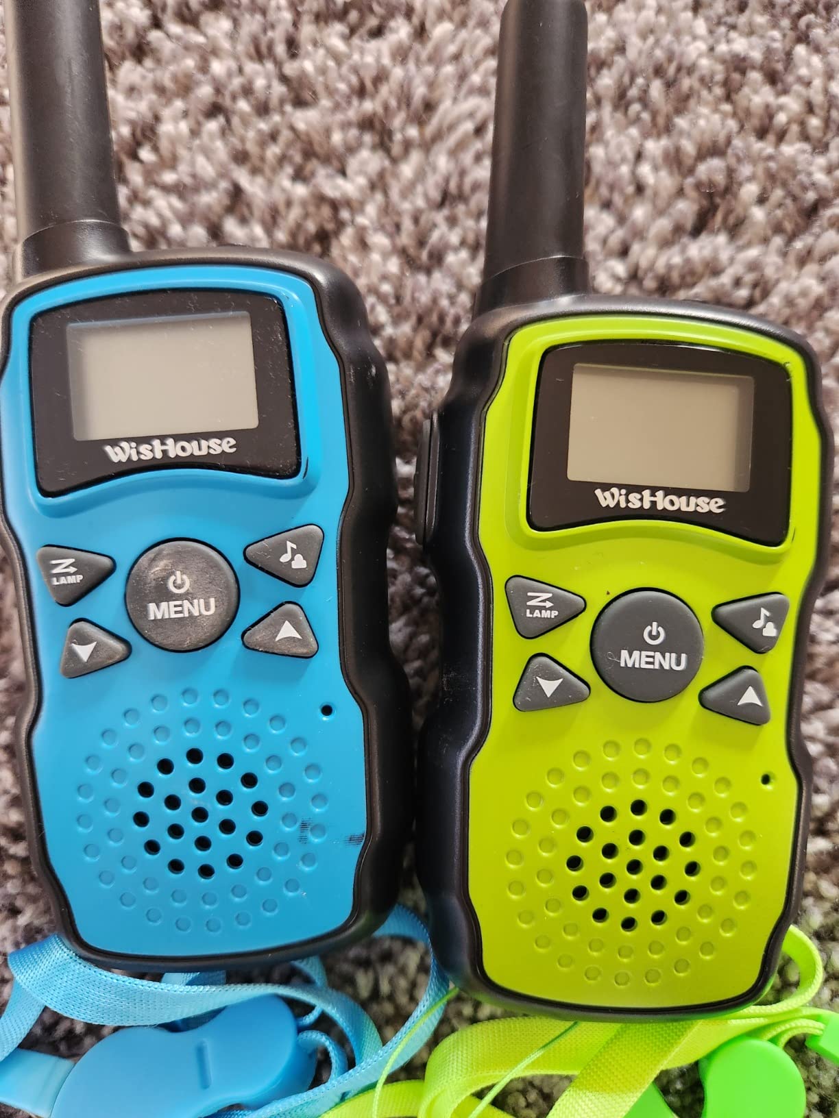 Wishouse Rechargeable Walkie Talkies for Kids Long Range with USB Charger,Outdoor Camping Games with Flashlight Indoor Fun Army Toys for Boys Girls Family,Xmas Birthday Gift for 3-12 Year Old Children customer photo 2
