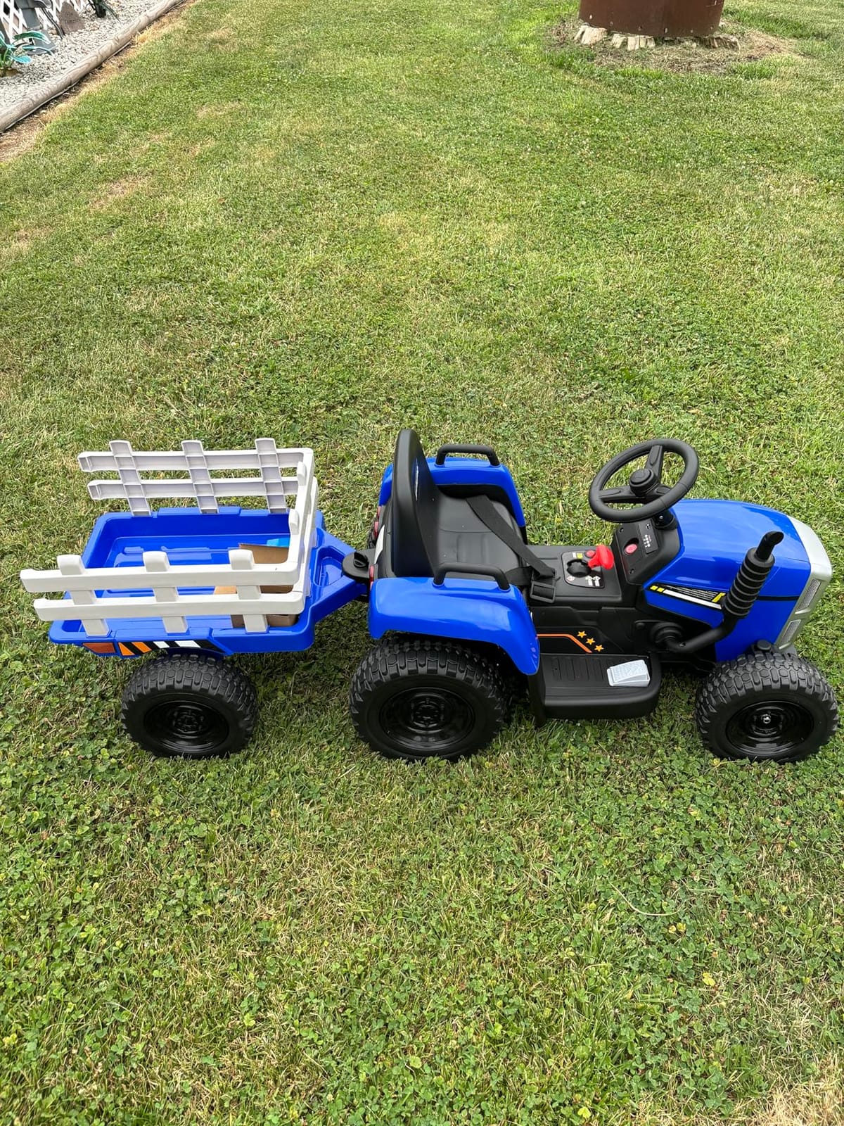 Kidzone 12V 7Ah Premium Electric Tractor Ride On Toy, Pink customer photo 1