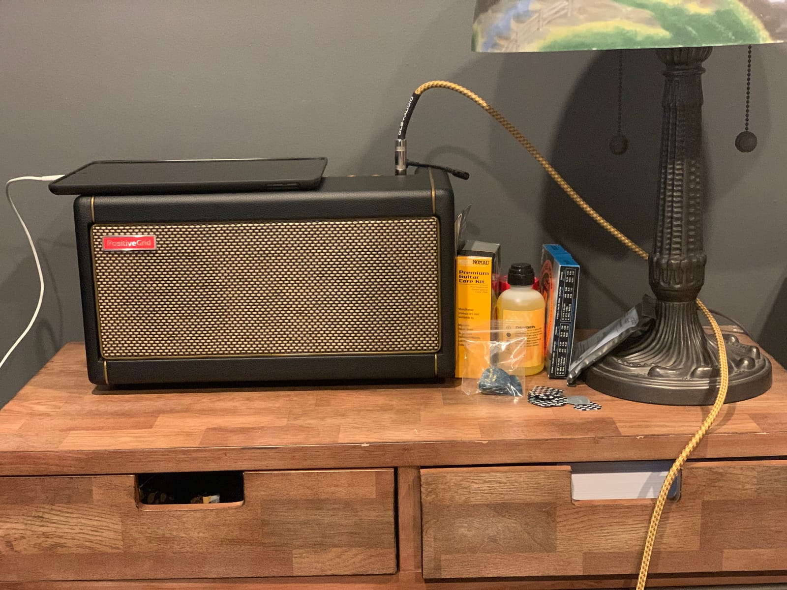 Positive Grid Spark 40-Watt Combo Practice Guitar Amplifier Electric Bass and Acoustic Guitar Amp with Spark Mobile App | 100k+ tones, Spark AI, Smart Jam, tuner & USB recording. For electric, acoustic & bass guitars. customer photo 2