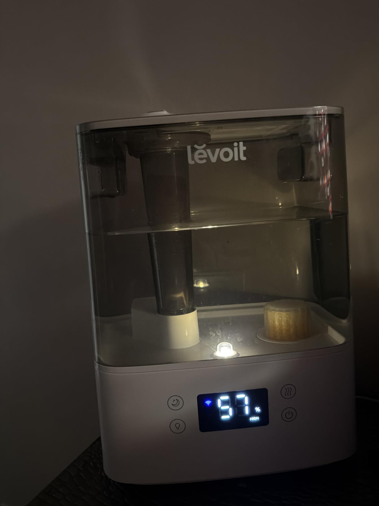 Levoit Humidifiers for Bedroom Large Room, 6L, 60H Runtime, 26dB, Smart App | Top Fill Cool Mist Humidifier for Baby & Plants, Easy to Clean, Essential Oil, Rapid Humidification & Auto Mode, Sleep Mode customer photo 2