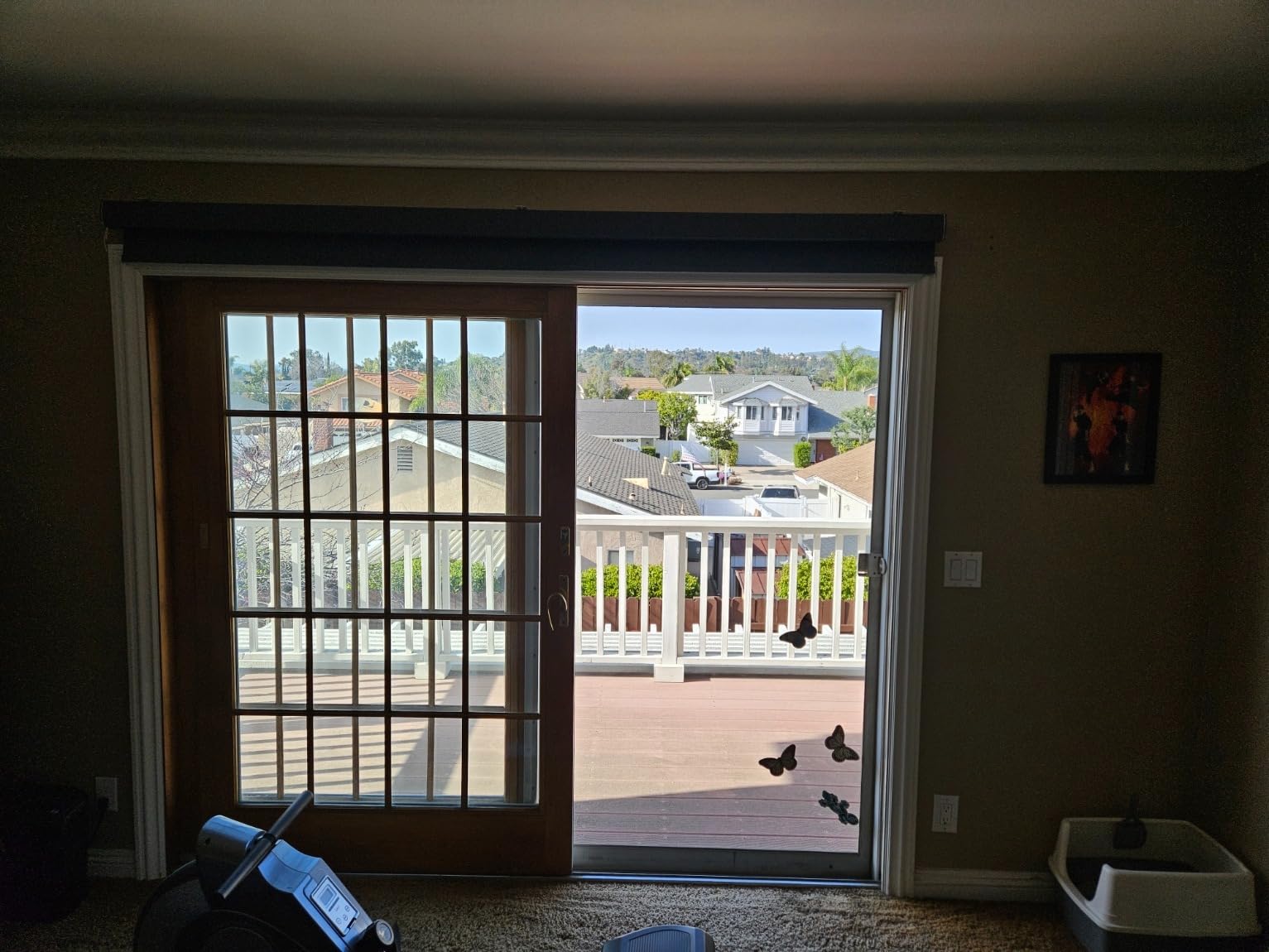 Graywind Motorized Blackout Roller Shade Work with Alexa Google customer photo 1