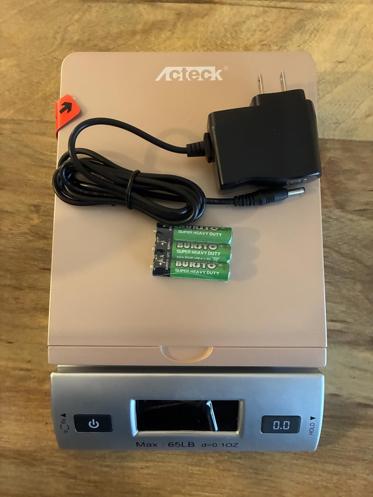 Acteck A-CK65GS High Accuracy 0.1OZ Digital Shipping Scale, Postal Scale and Mail Scale (65LB Gold) customer photo 2