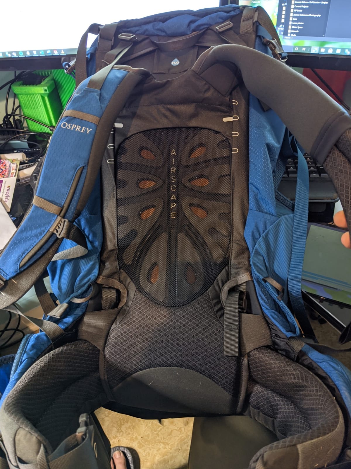 Osprey Aether 65L Men's Backpacking Backpack, Black L-XL customer photo 2