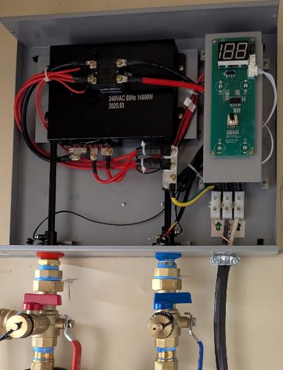 Tankless Water Heater Electric 27kW at 240 Volt, ThermoMate On Demand Instant Hot Water Heater Up to 6.4GMP, Self-Modulating Energy Saving for Residential Indoor Shower, Draw 114Amp customer photo 1