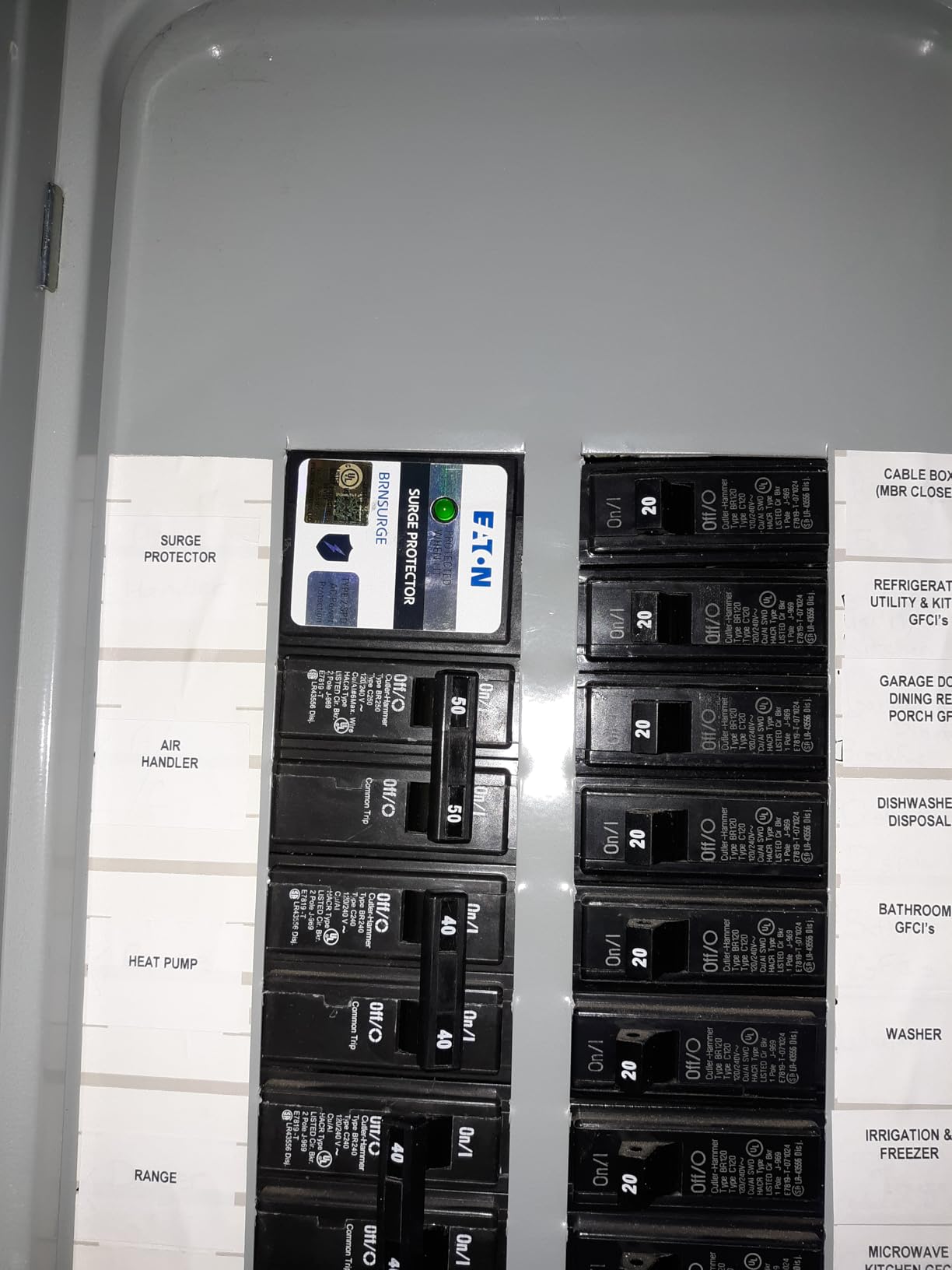 Eaton BRNSURGE Type BR Whole-Panel Circuit Breaker Surge Protective Device customer photo 1