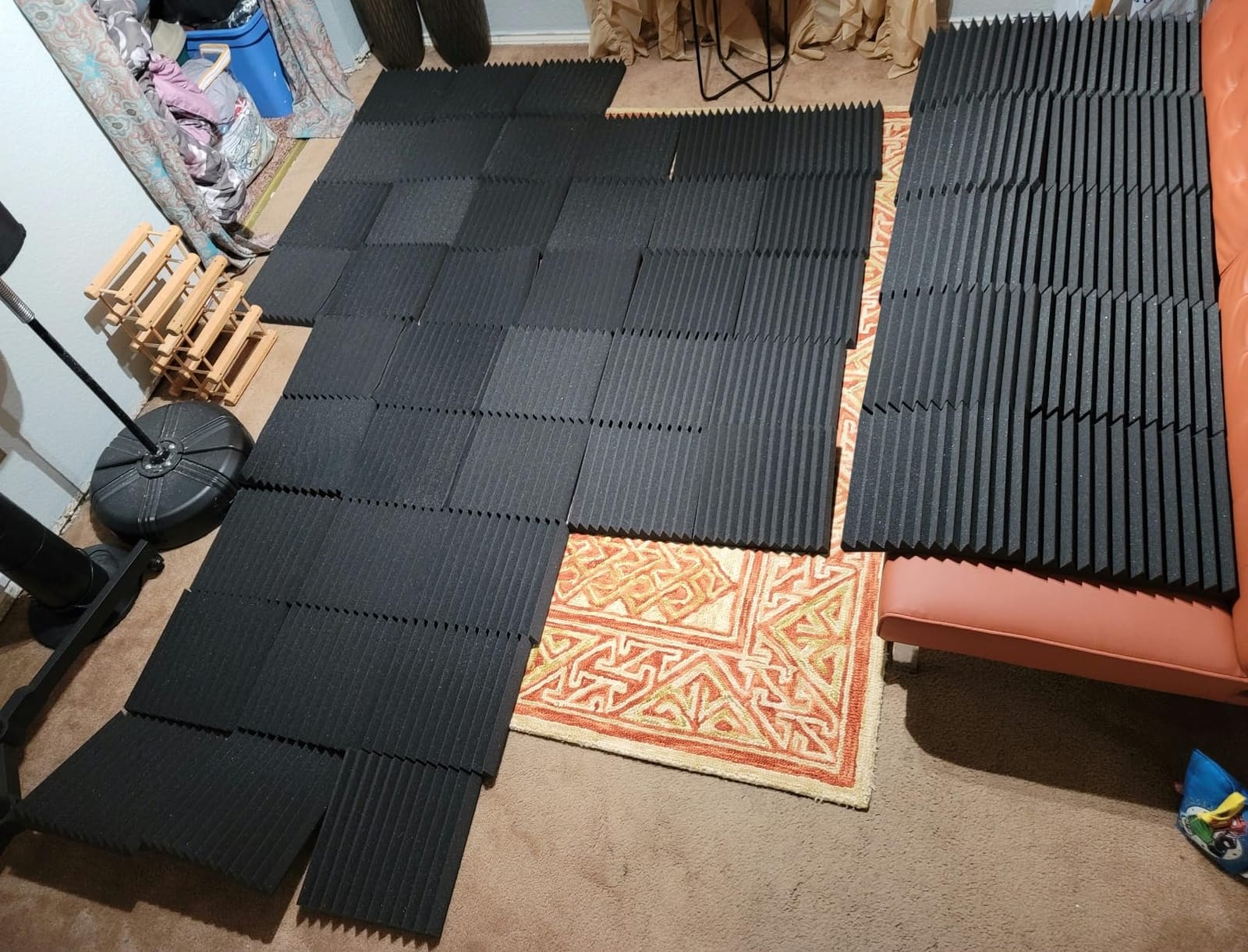 18 Pack Black Acoustic Panels 12