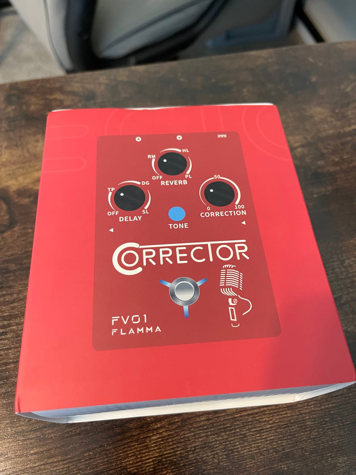 FLAMMA FV01 Vocal Effects Processor Pitch Correction Voice Pedal Vocal Stompbox Microphone Amplifier for Singer Live Singing Streaming Recording with Delay Reverb Acoustic Guitar Playing customer photo 1