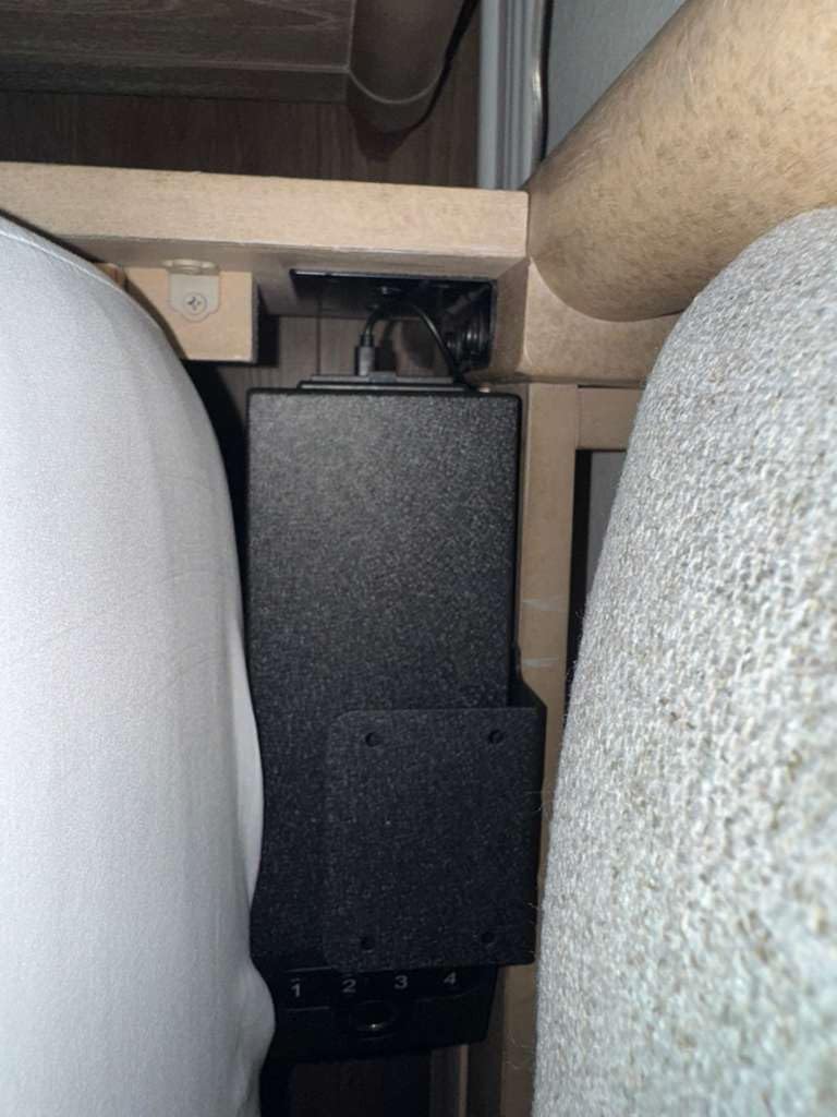 Biometric Slider Handgun Gun Safe for Nightstand, Desk, Bed Side, Truck customer photo 2