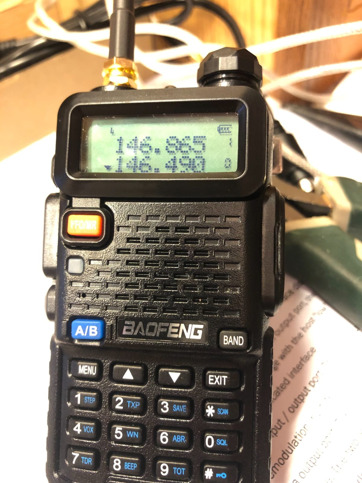 BAOFENG GT-5R Dual Band Ham Radio Handheld, FCC-Compliant Version of UV-5R customer photo 1