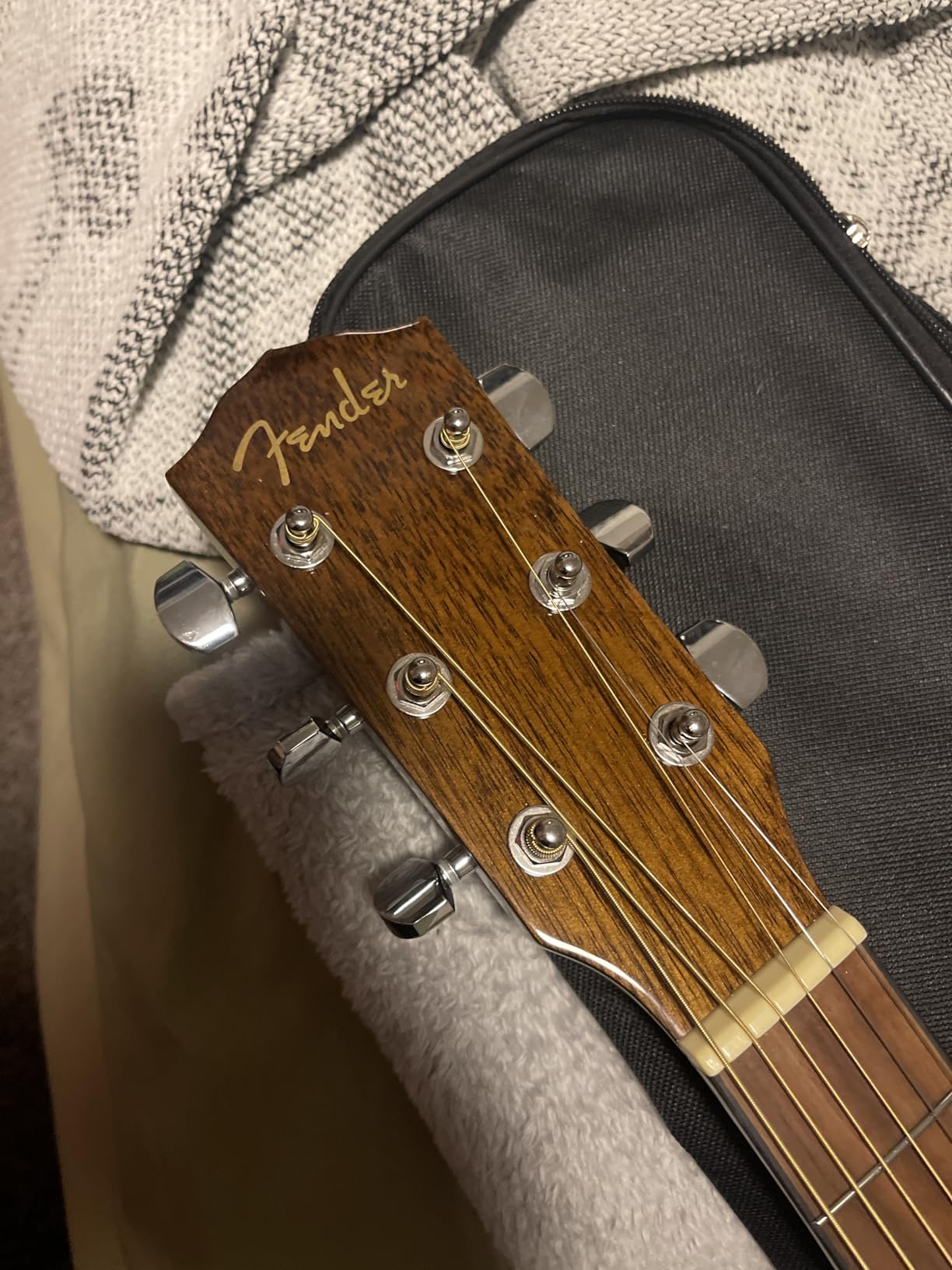 Fender CD-60S Solid Top Dreadnought Acoustic Guitar - All Mahogany Bundle with Gig Bag, Tuner, Strap, Strings, Picks, and Austin Bazaar Instructional DVD customer photo 1