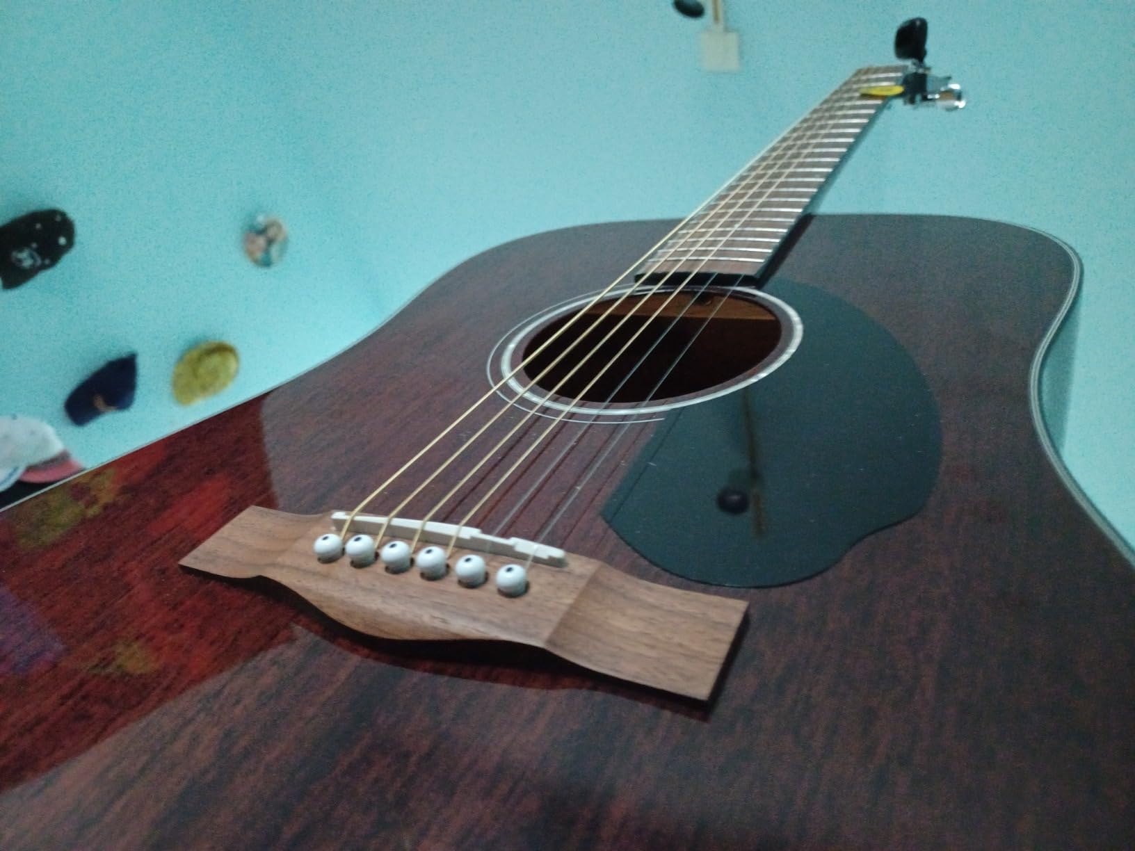 Fender CD-60S Solid Top Dreadnought Acoustic Guitar - All Mahogany Bundle with Gig Bag, Tuner, Strap, Strings, Picks, and Austin Bazaar Instructional DVD customer photo 2