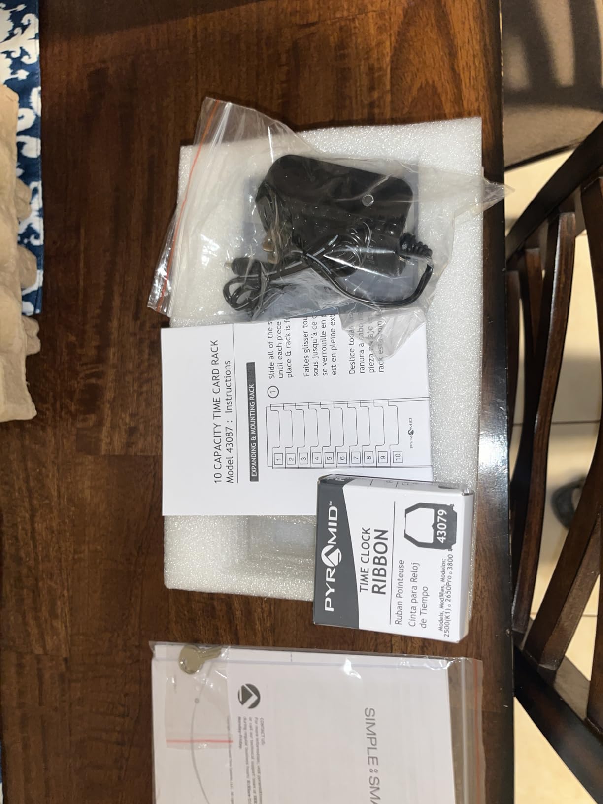 Pyramid Time Systems - 2500 Auto-Aligning Time Clock Bundle [2500K1] | Employee Time Clock, for Small Business, System With 100 Time Cards, 2 Ribbon Cartridges, 10-Slot Rack & Security Keys customer photo 1