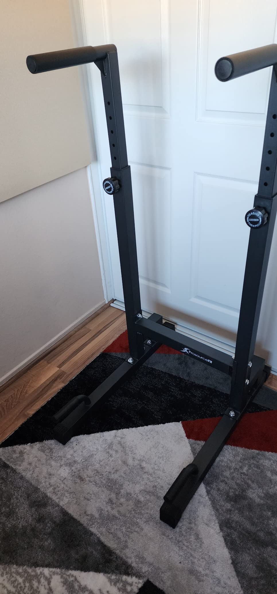 ProsourceFit Power Dip Station Adjustable Height Upper Body Equipment for Home Gym customer photo 1