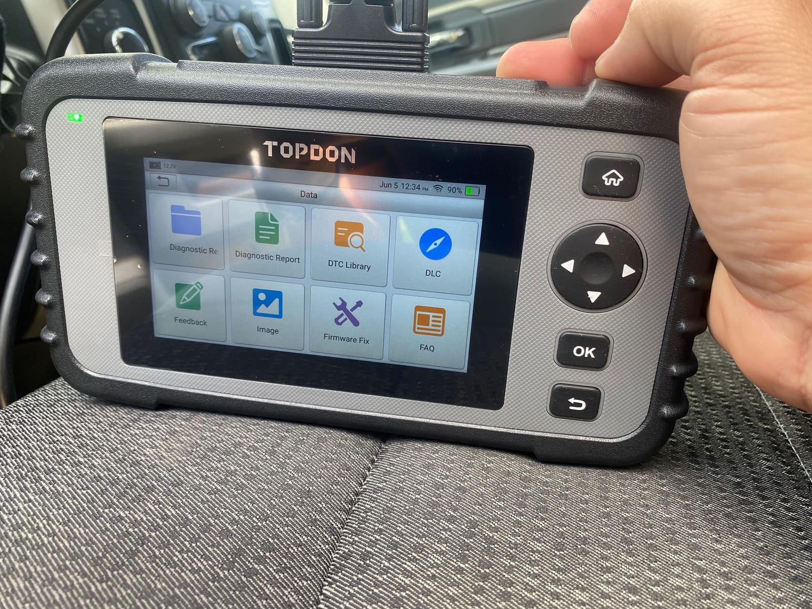 TOPDON AD500 OBD2 Scanner Car Diagnostic Tool, Engine ABS SRS Transmission customer photo 1
