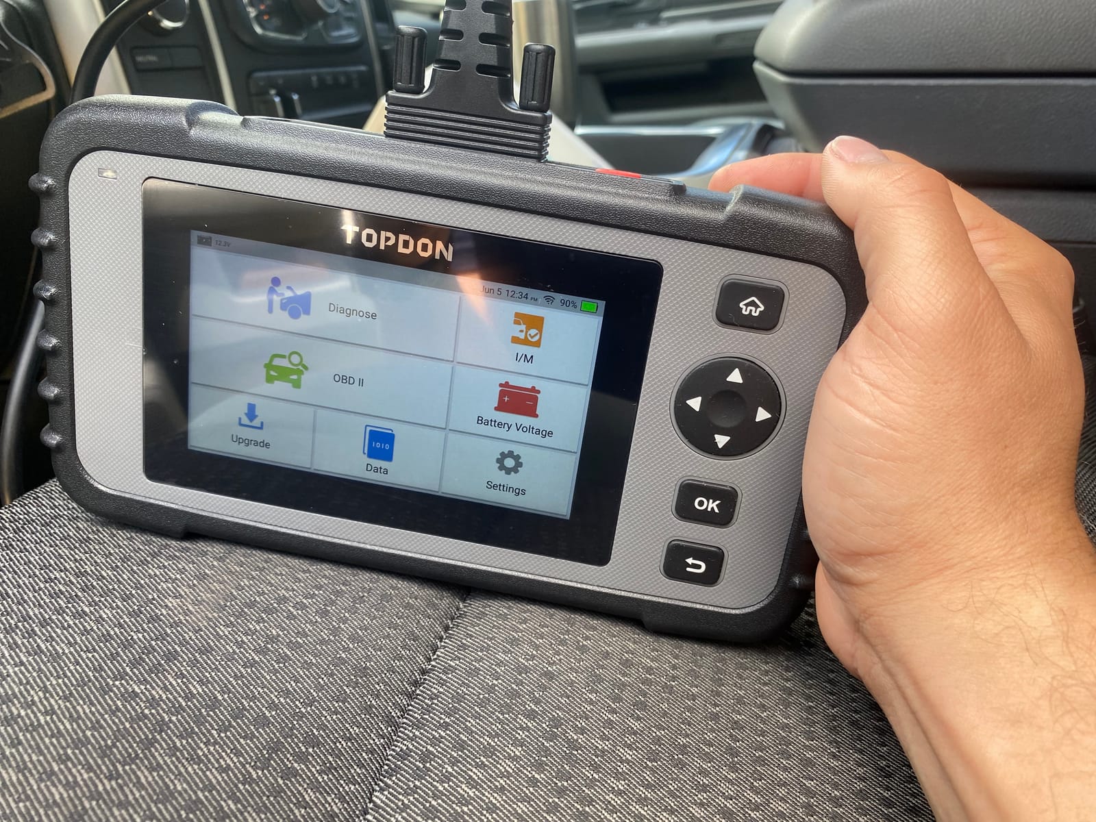 TOPDON AD500 OBD2 Scanner Car Diagnostic Tool, Engine ABS SRS Transmission customer photo 2